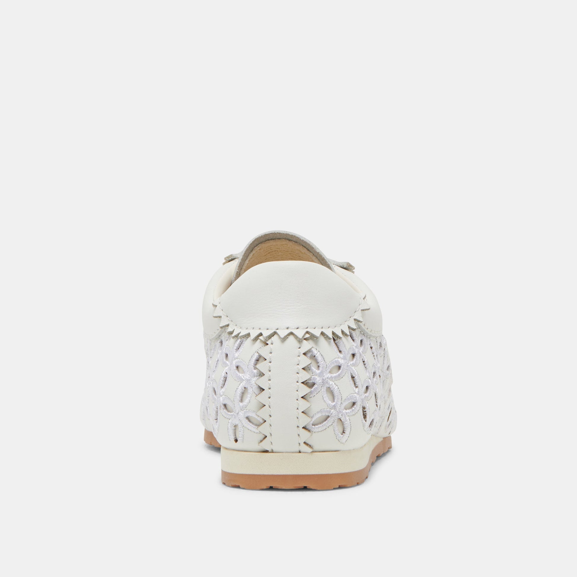DANIE EYELET PERF SNEAKERS TRUE WHITE LEATHER
 – Dolce Vita