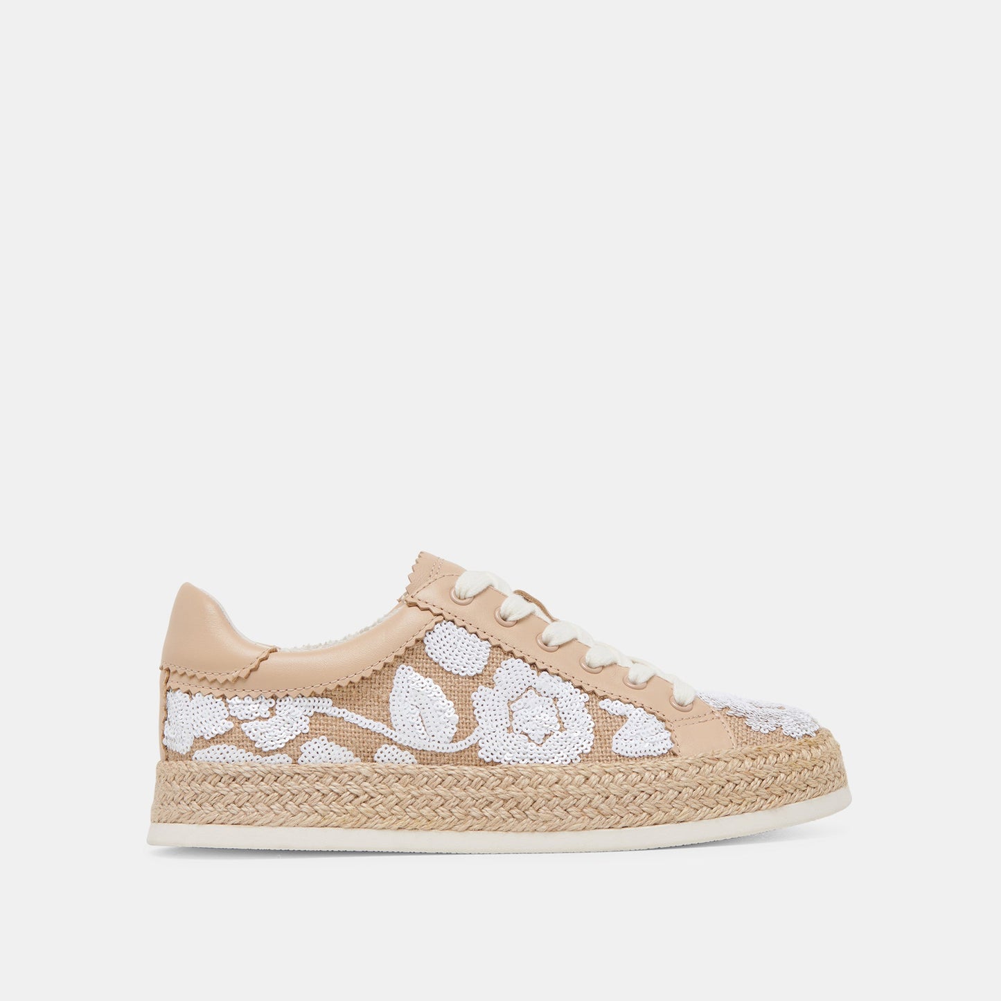 AZALIA SNEAKERS NATURAL MULTI FLORAL SEQUIN
 – Dolce Vita