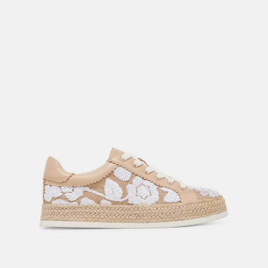 AZALIA SNEAKERS NATURAL MULTI FLORAL SEQUIN
 – Dolce Vita