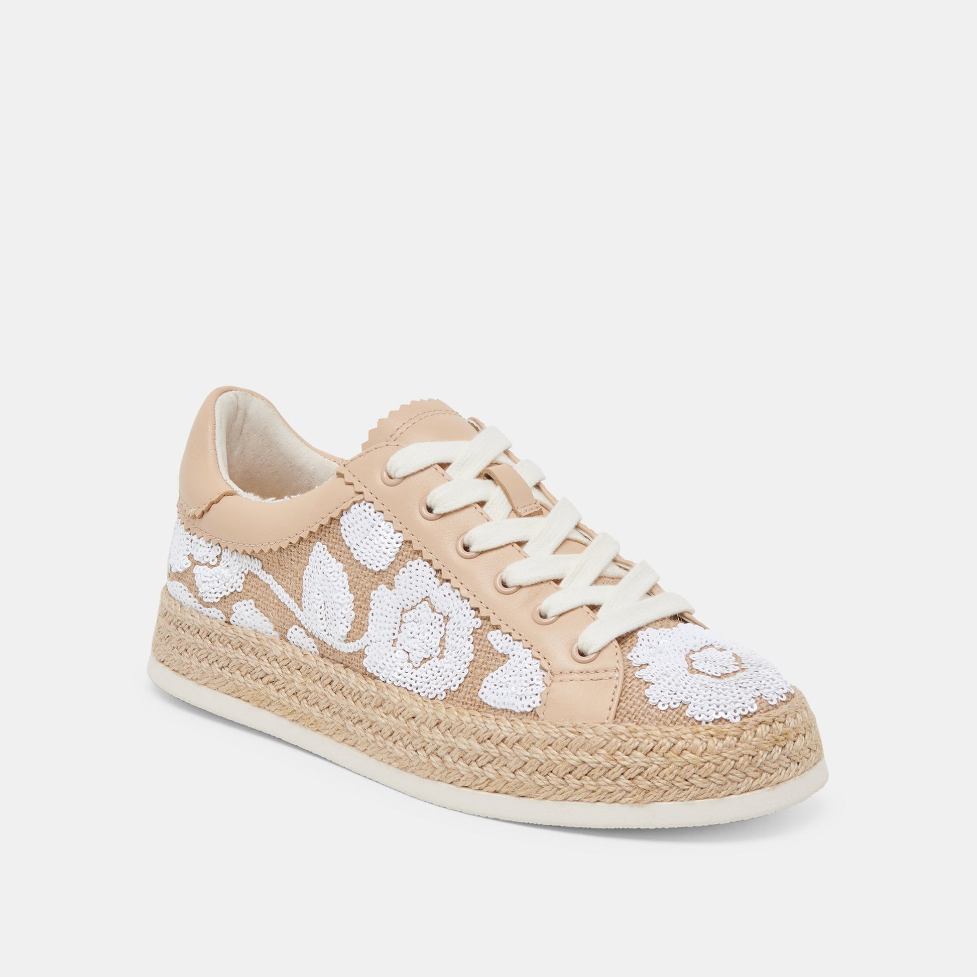 AZALIA SNEAKERS NATURAL MULTI FLORAL SEQUIN
 – Dolce Vita