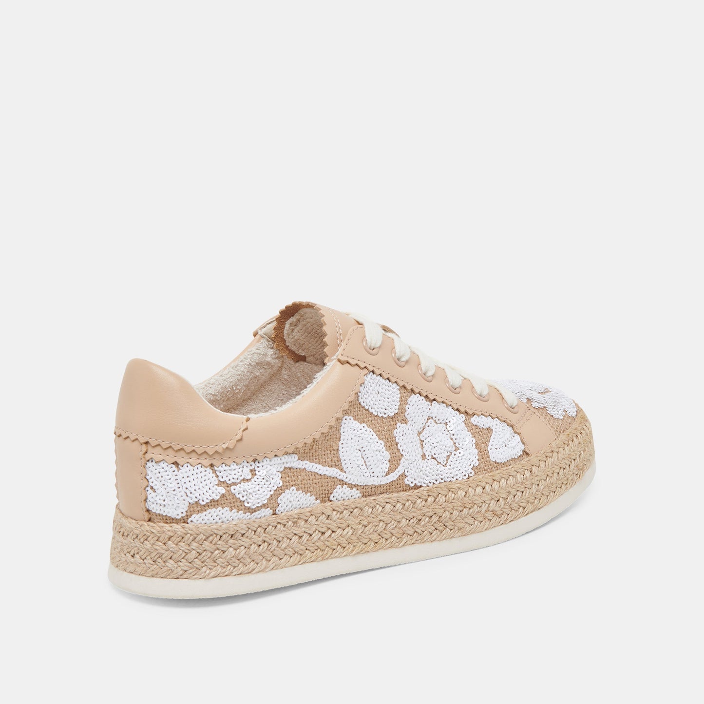 AZALIA SNEAKERS NATURAL MULTI FLORAL SEQUIN
 – Dolce Vita