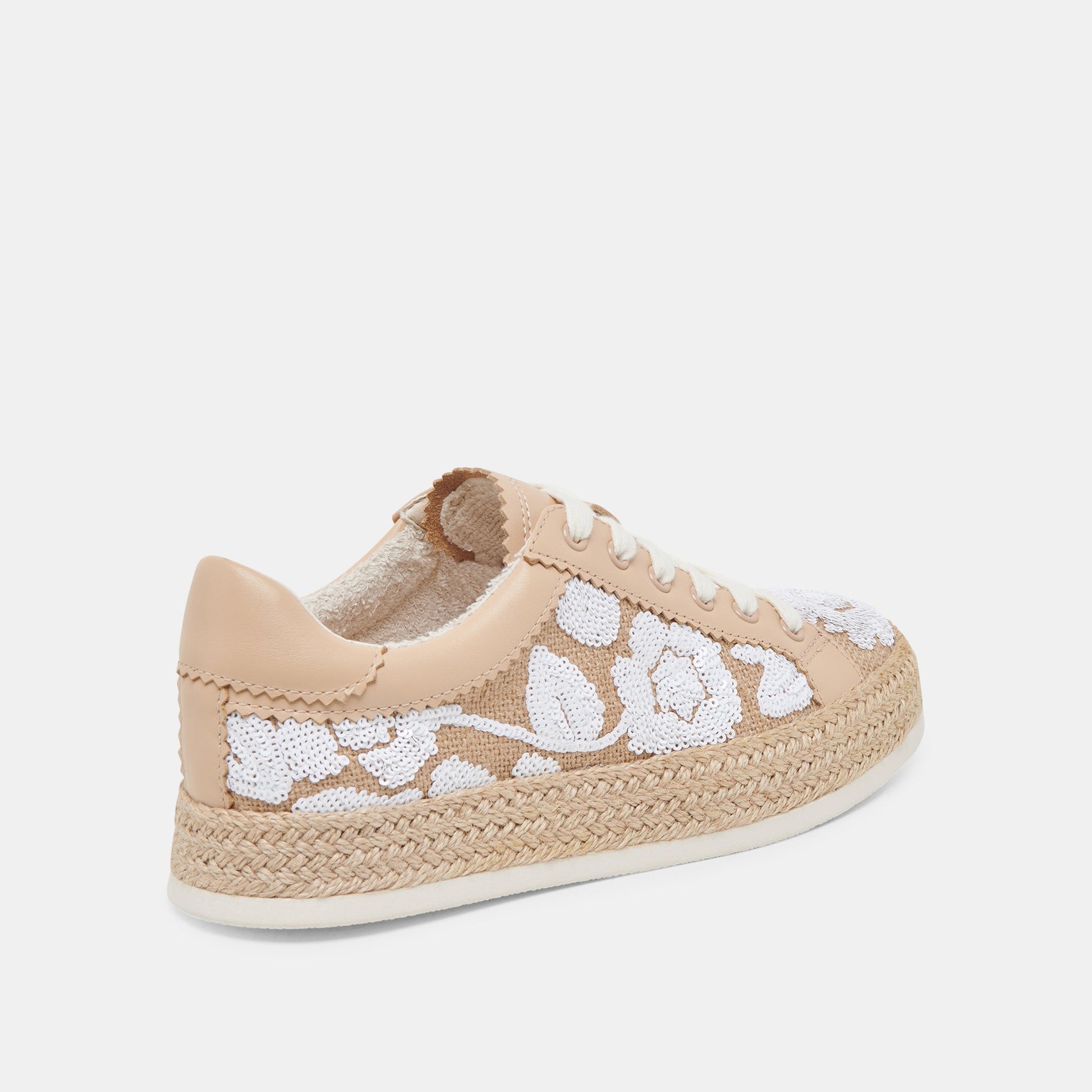 AZALIA SNEAKERS NATURAL MULTI FLORAL SEQUIN
 – Dolce Vita