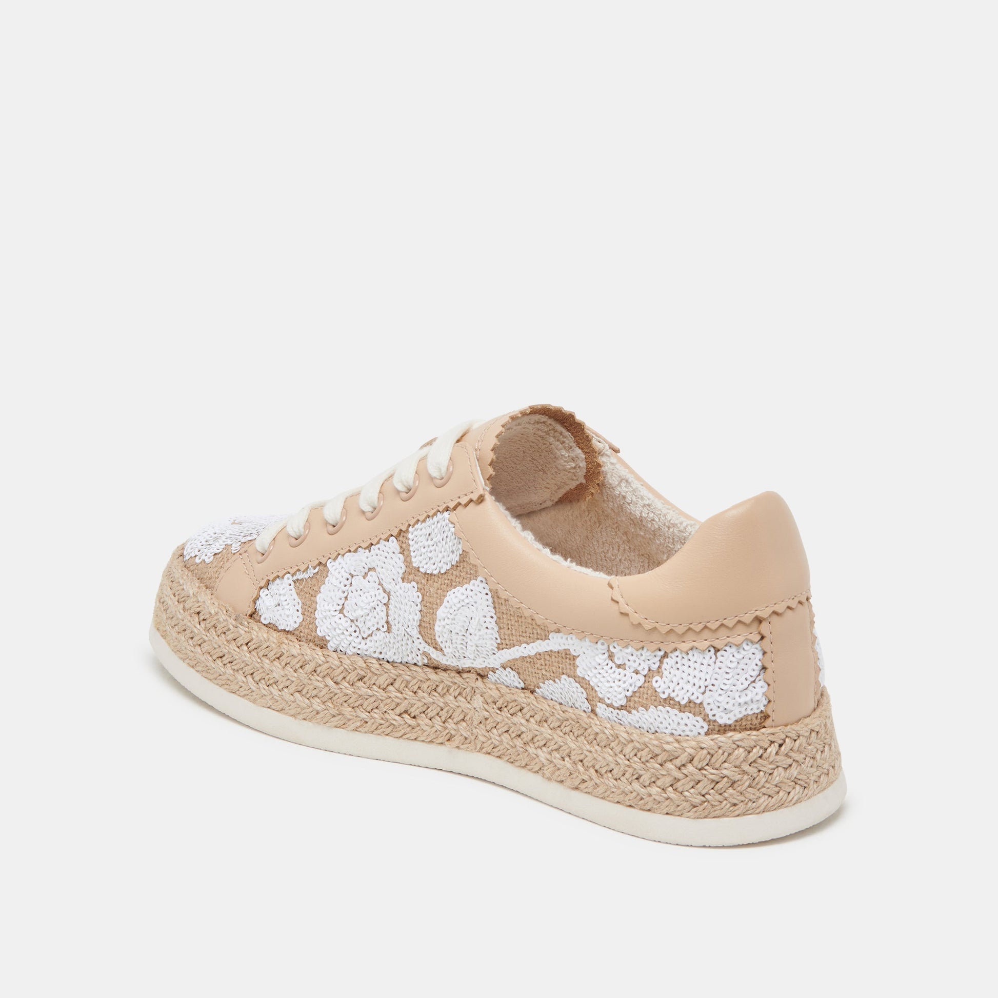 AZALIA SNEAKERS NATURAL MULTI FLORAL SEQUIN
 – Dolce Vita