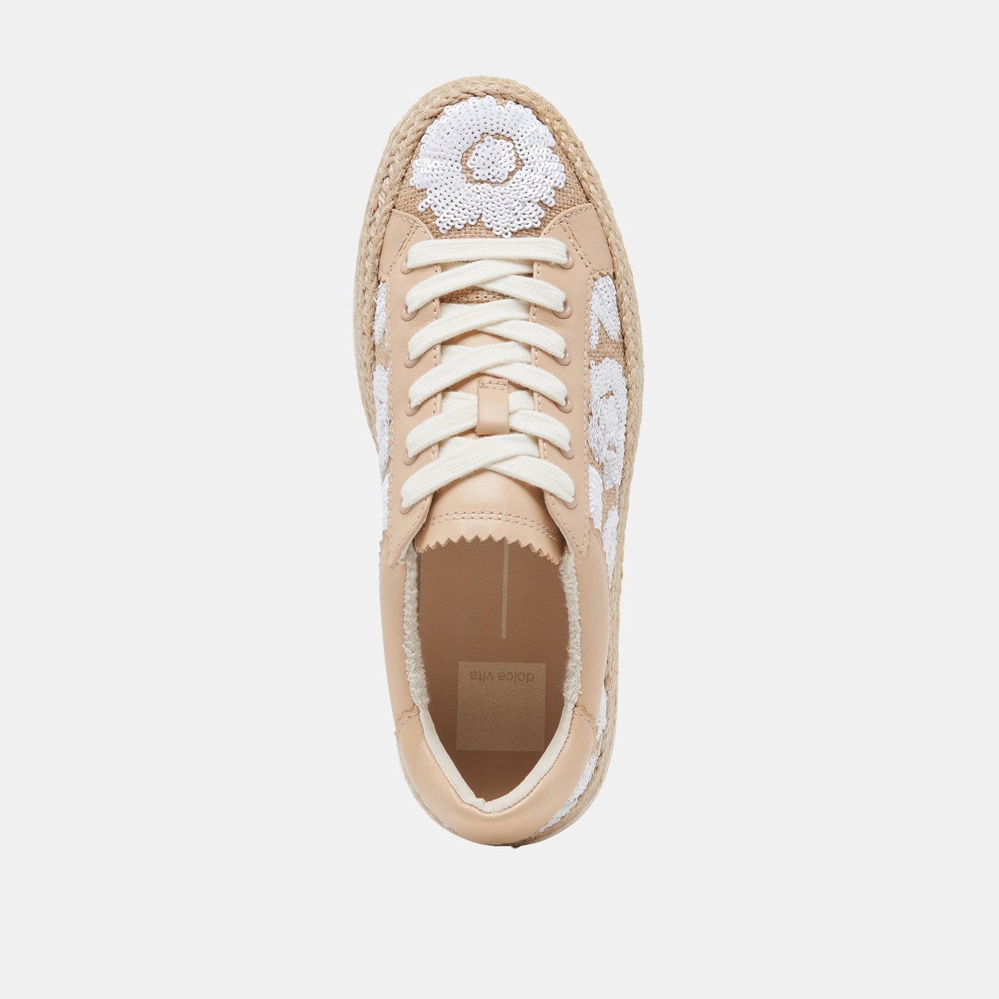 AZALIA SNEAKERS NATURAL MULTI FLORAL SEQUIN
 – Dolce Vita