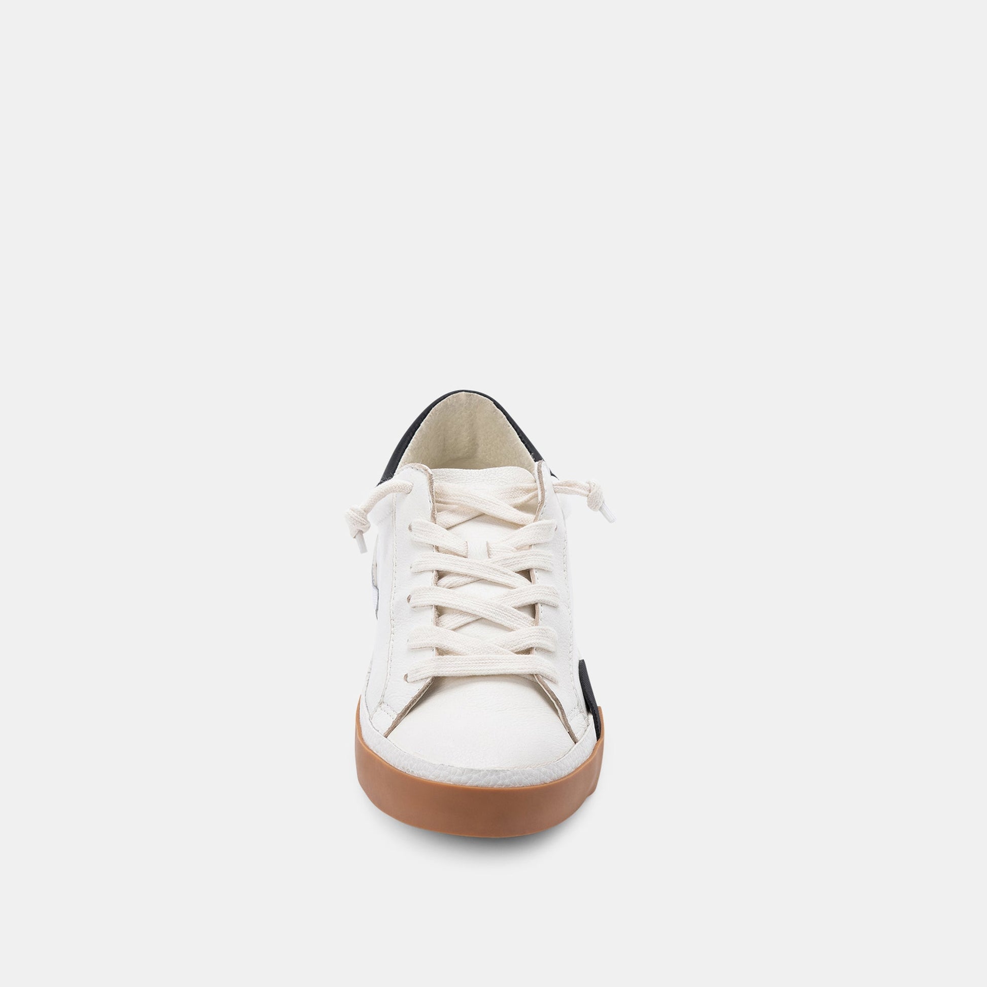 ZINA SNEAKERS WHITE BLACK LEATHER
 – Dolce Vita