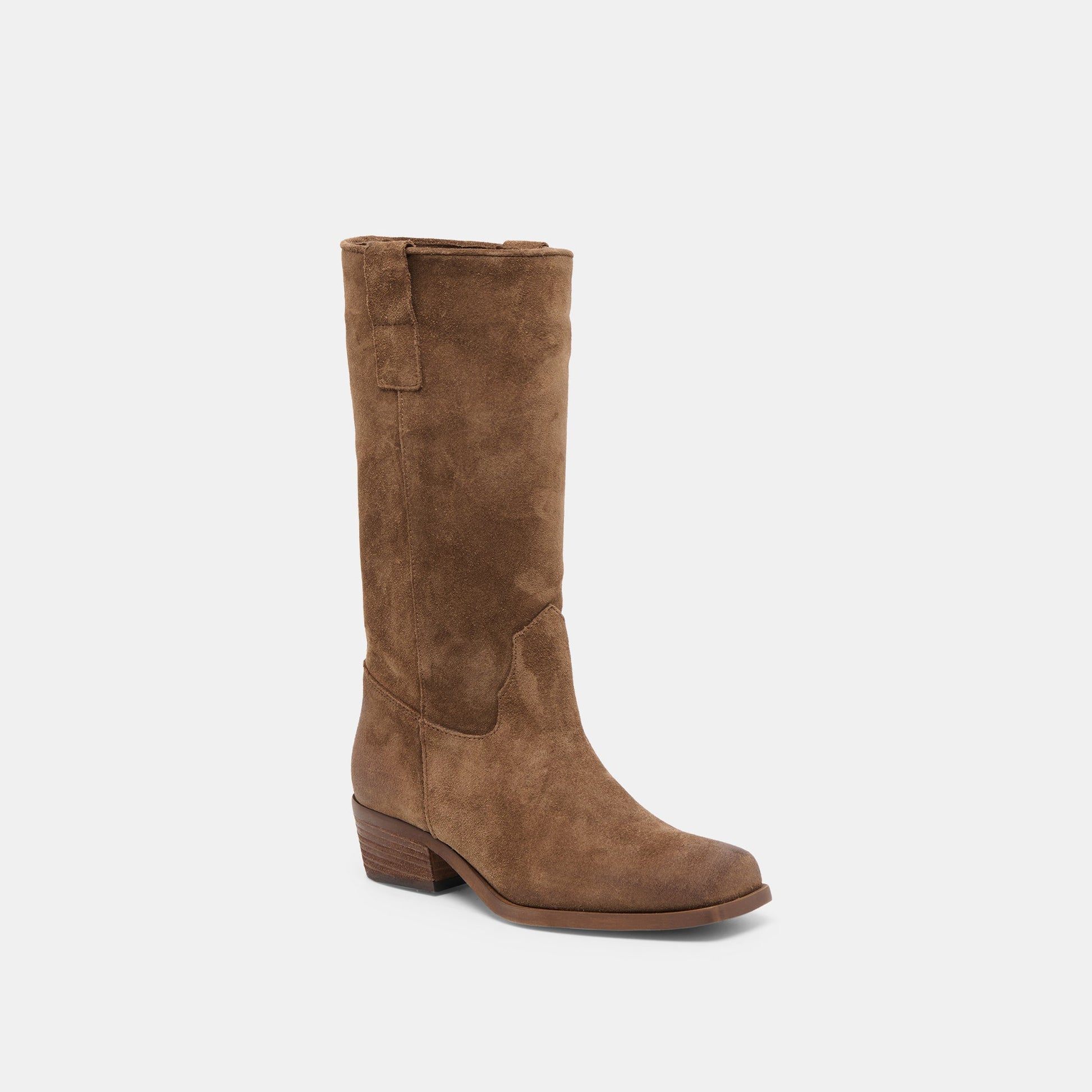 Romie Chocolate Suede Boots