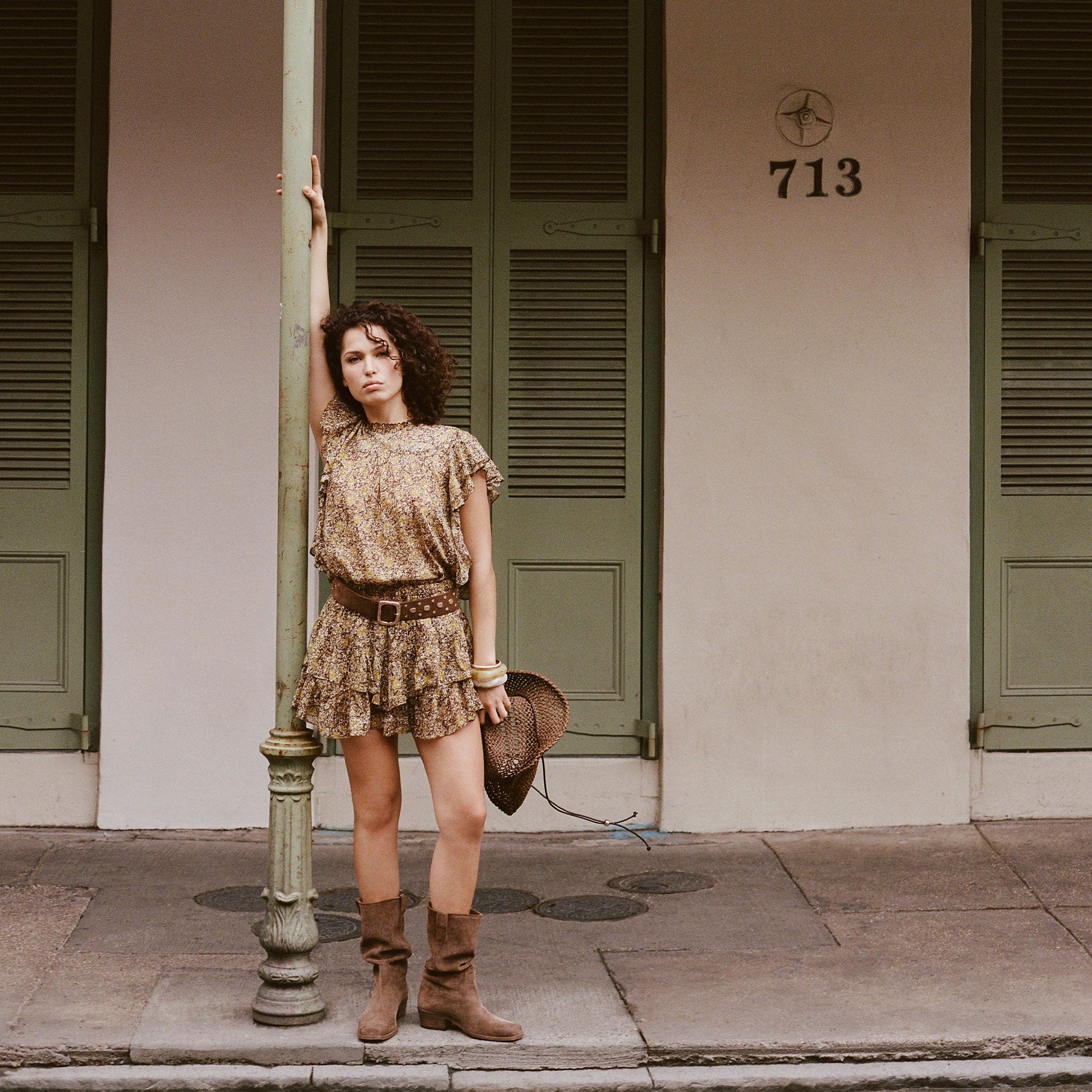 Romie Chocolate Suede Boots