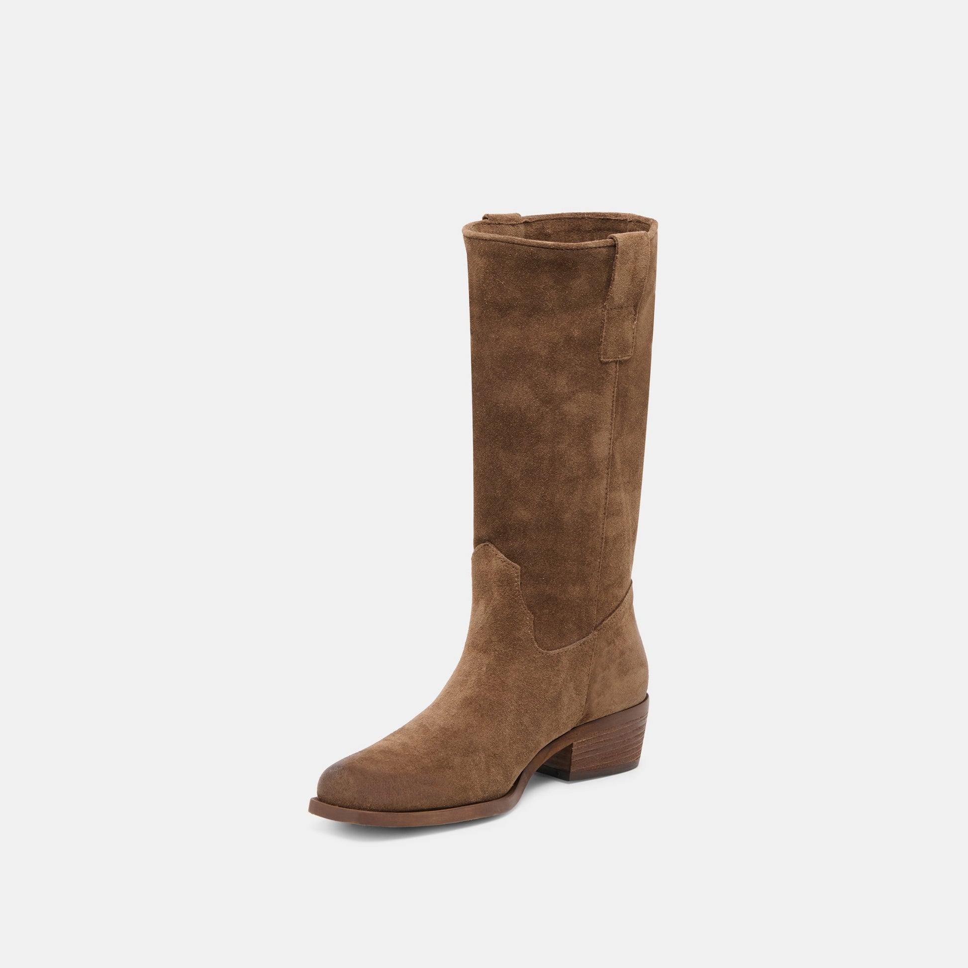 Romie Chocolate Suede Boots