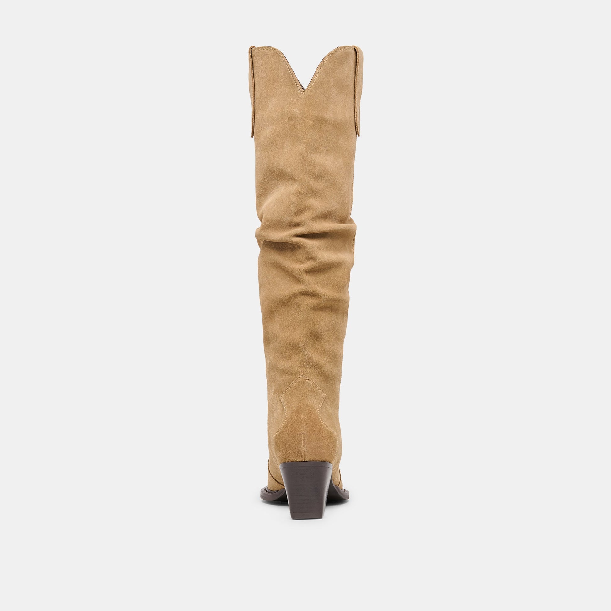 Buckly Camel Suede Boots