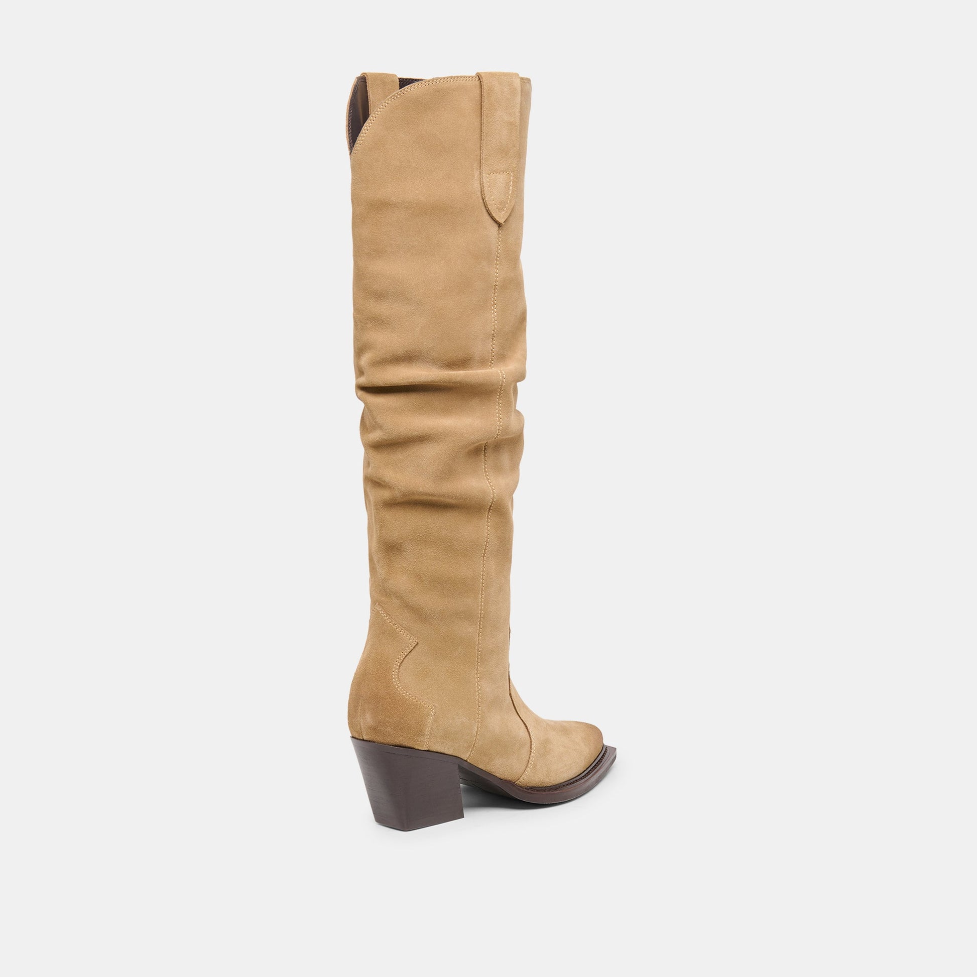 Buckly Camel Suede Boots
