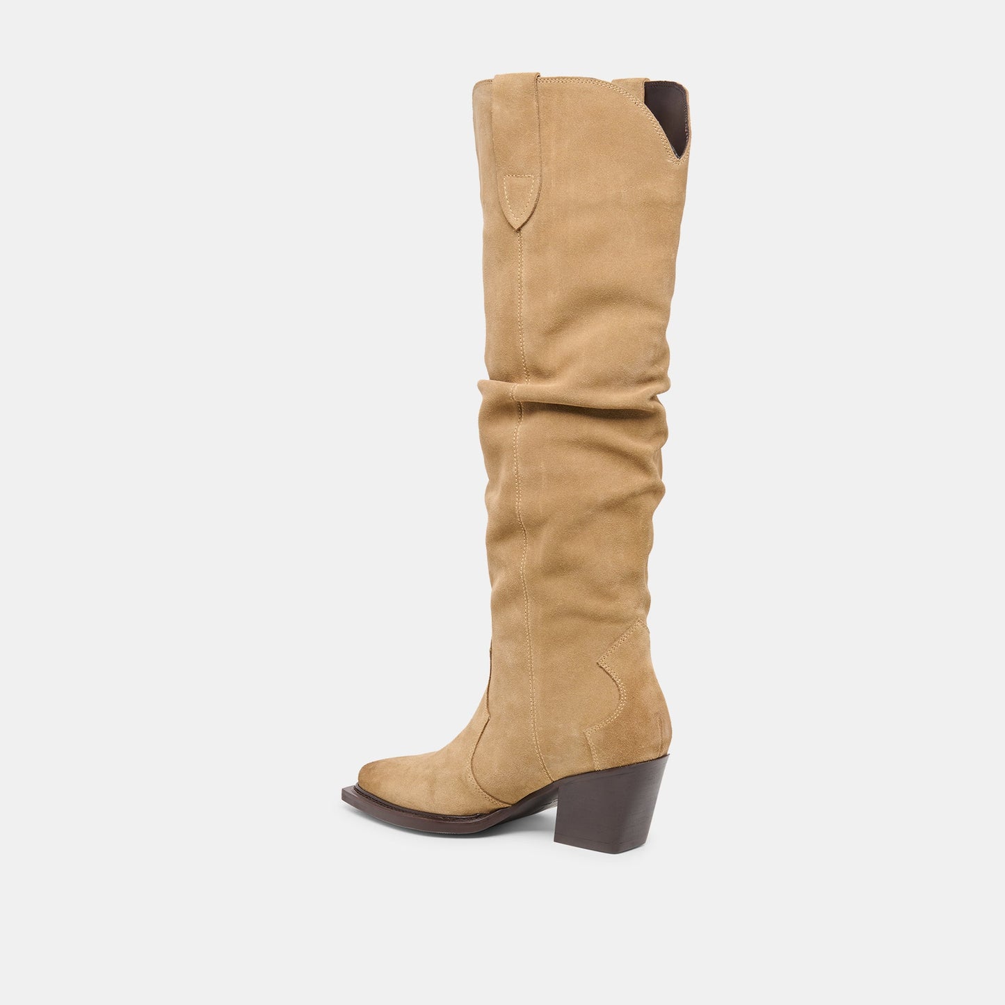 Buckly Camel Suede Boots