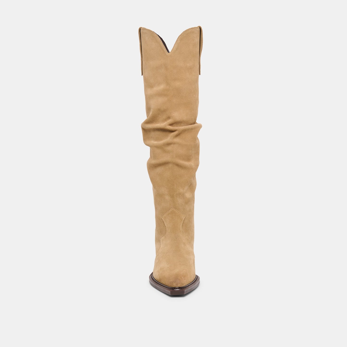Buckly Camel Suede Boots
