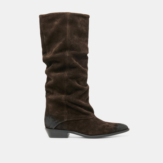 Marla Dk Brown Suede Boots