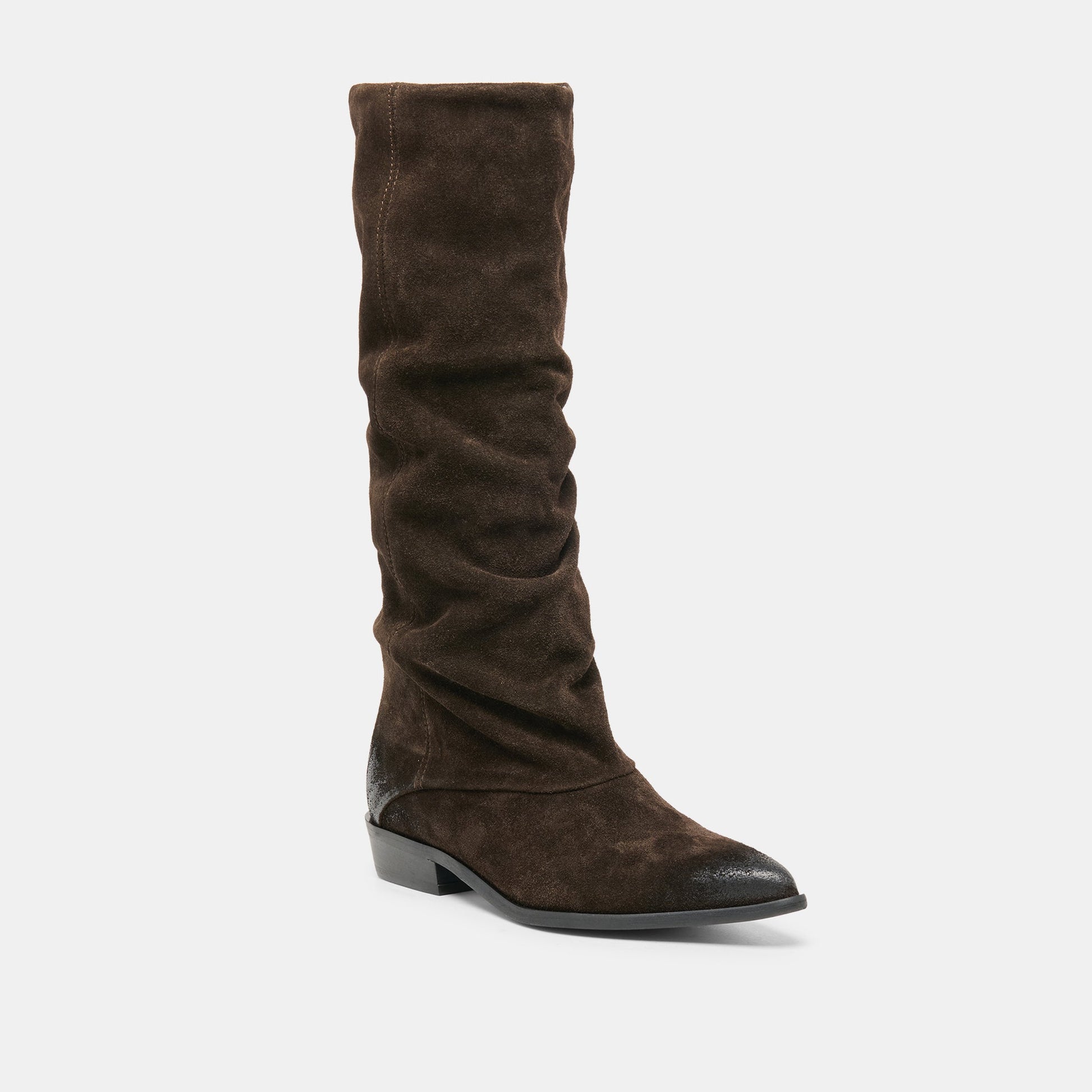 Marla Dk Brown Suede Boots