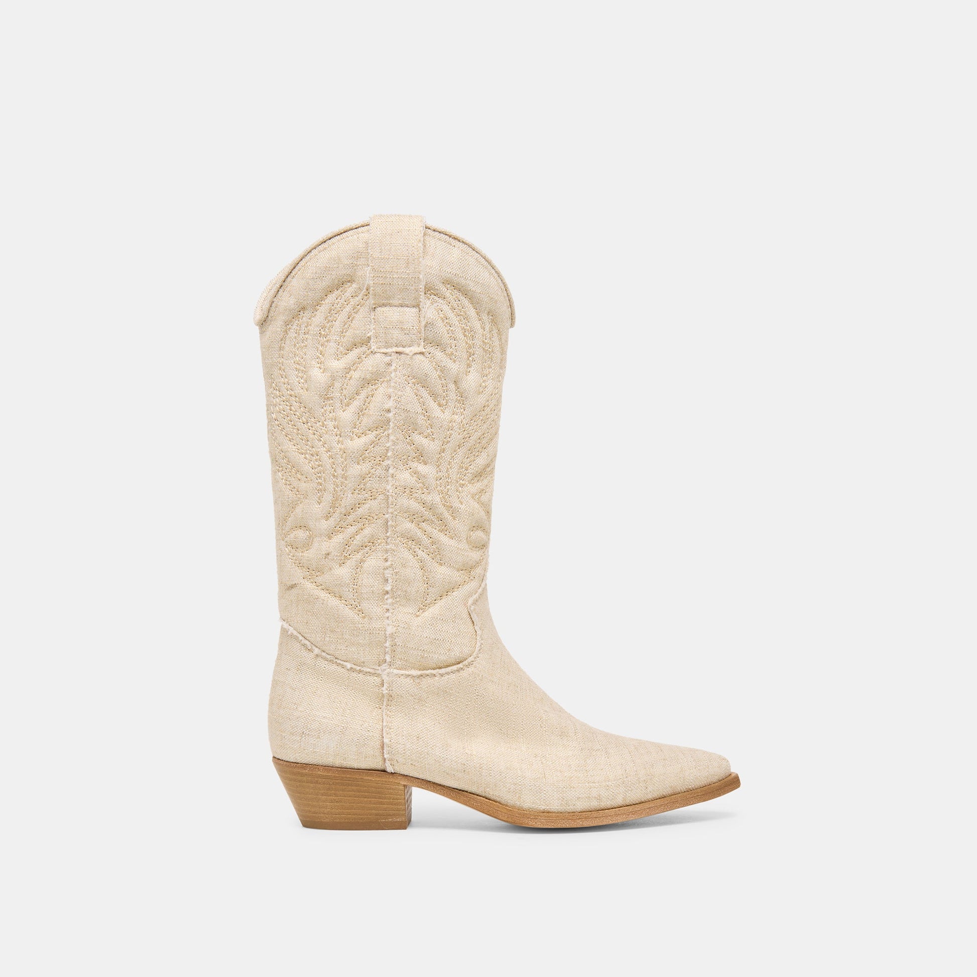 Tanner Bone Fabric Boots