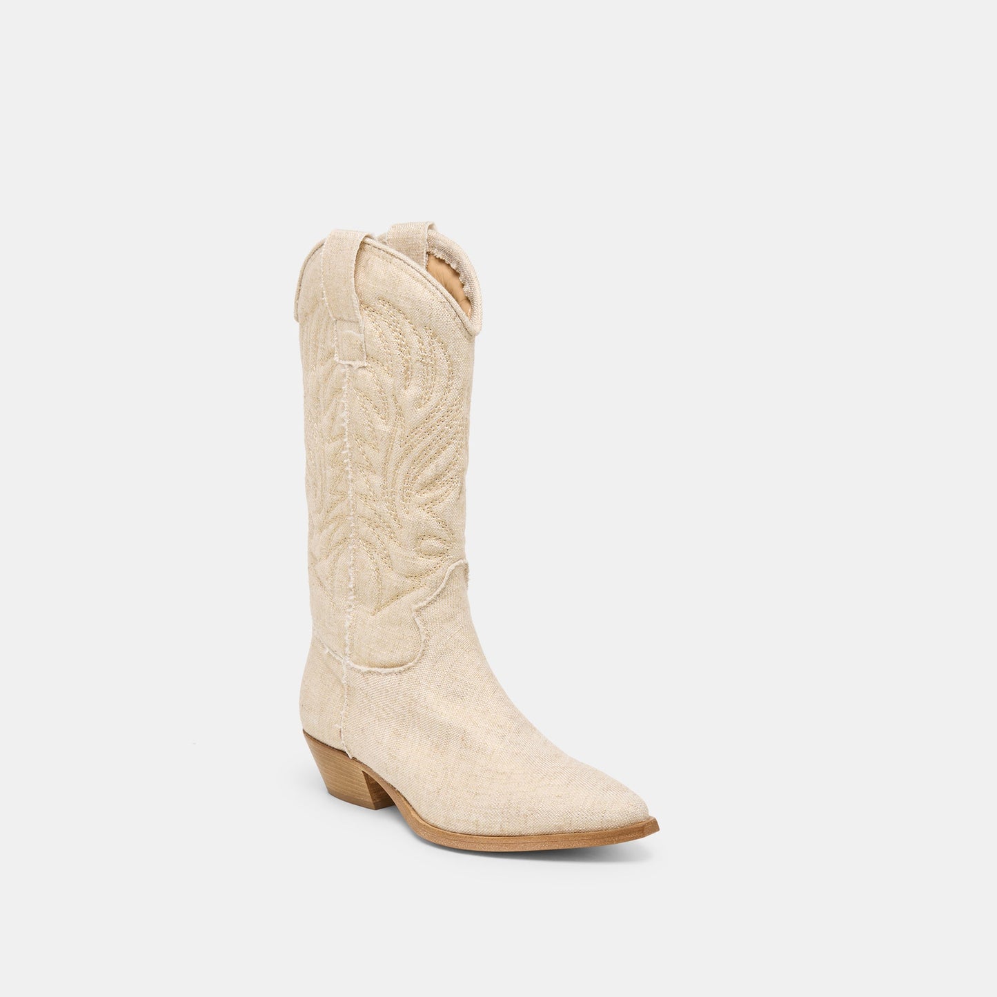 Tanner Bone Fabric Boots
