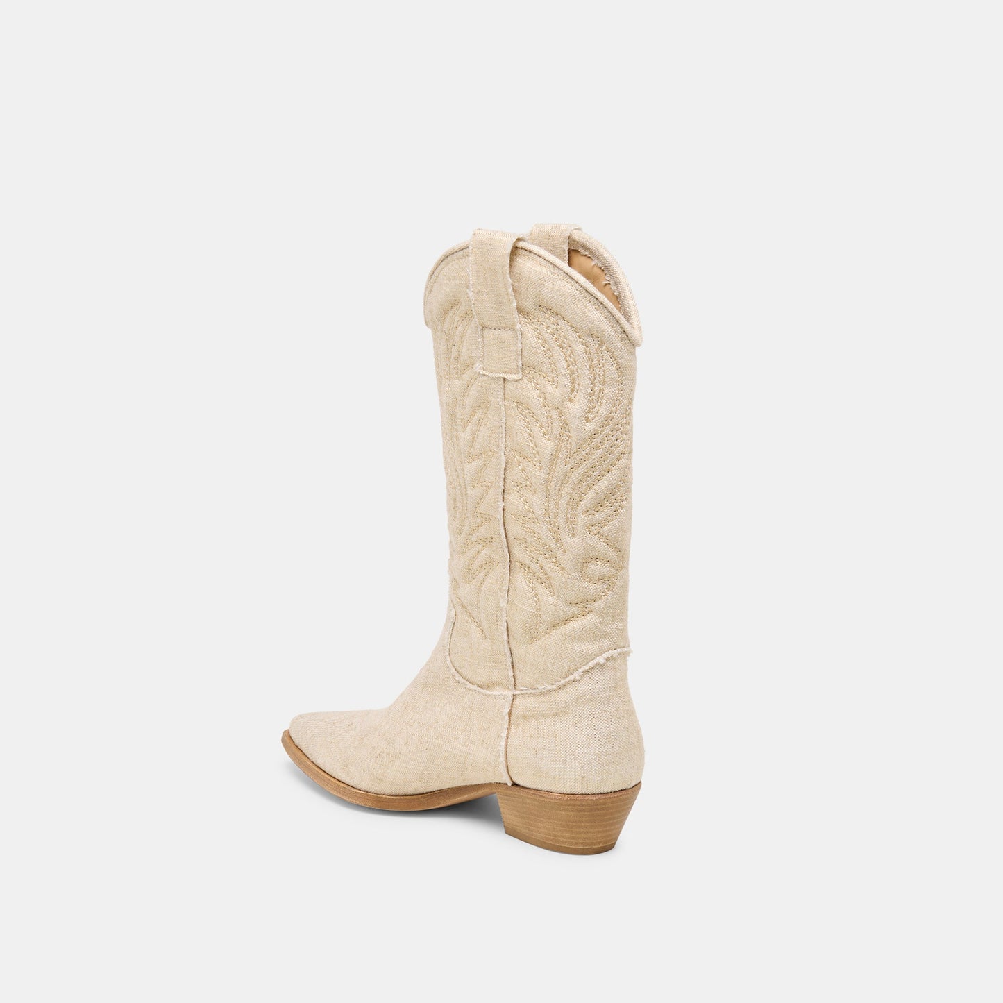Tanner Bone Fabric Boots
