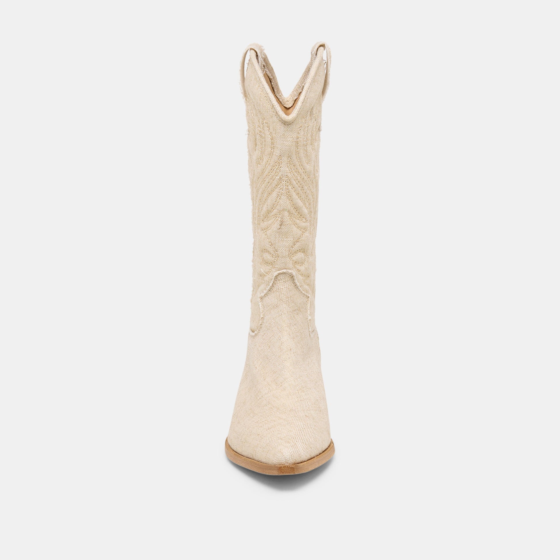 Tanner Bone Fabric Boots