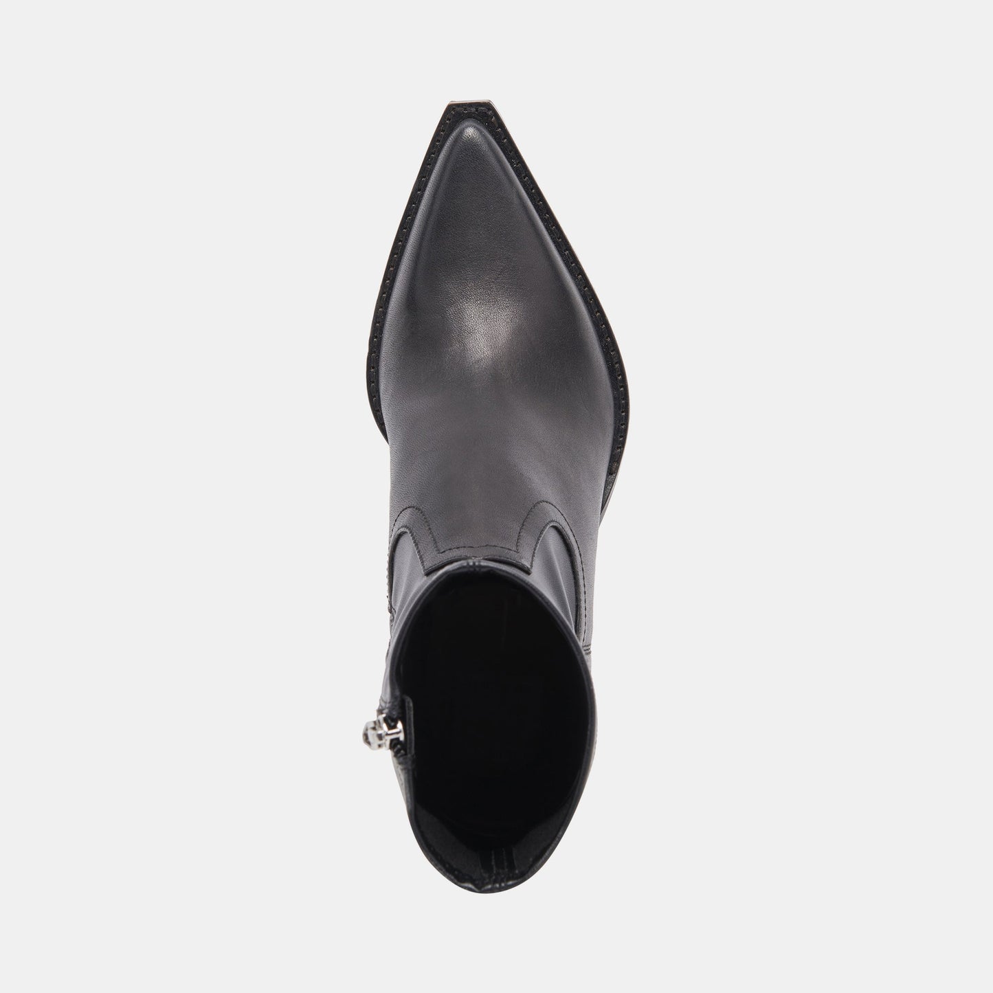 Rutger Boots Black Leather | Women's Black Leather Mid-Ankle Boots
 – Dolce Vita