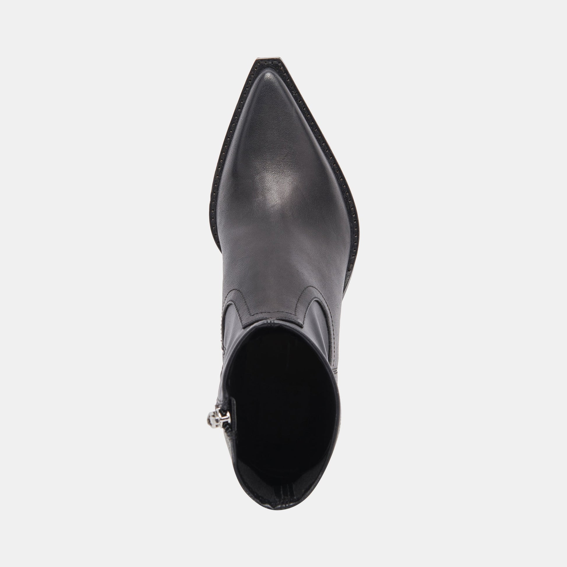 Rutger Boots Black Leather | Women's Black Leather Mid-Ankle Boots
 – Dolce Vita