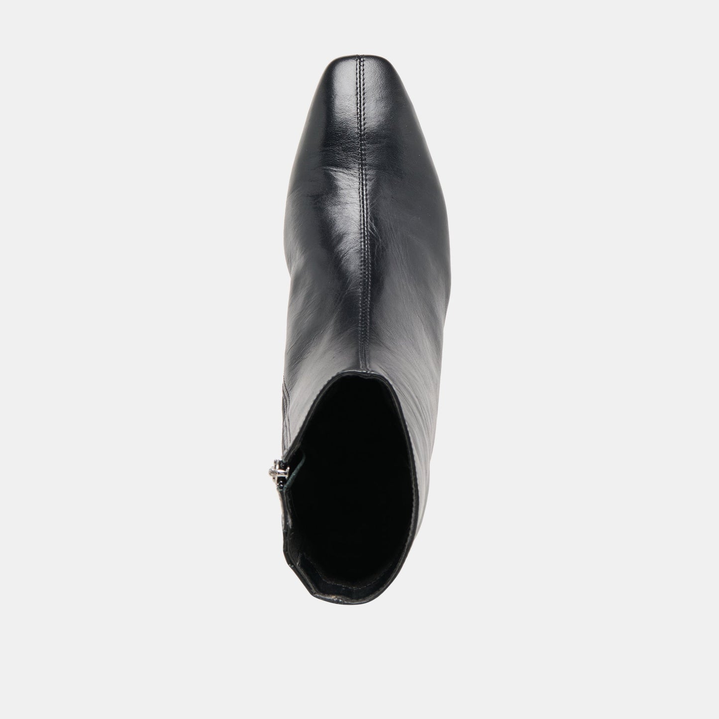 Tarine Black Leather Booties