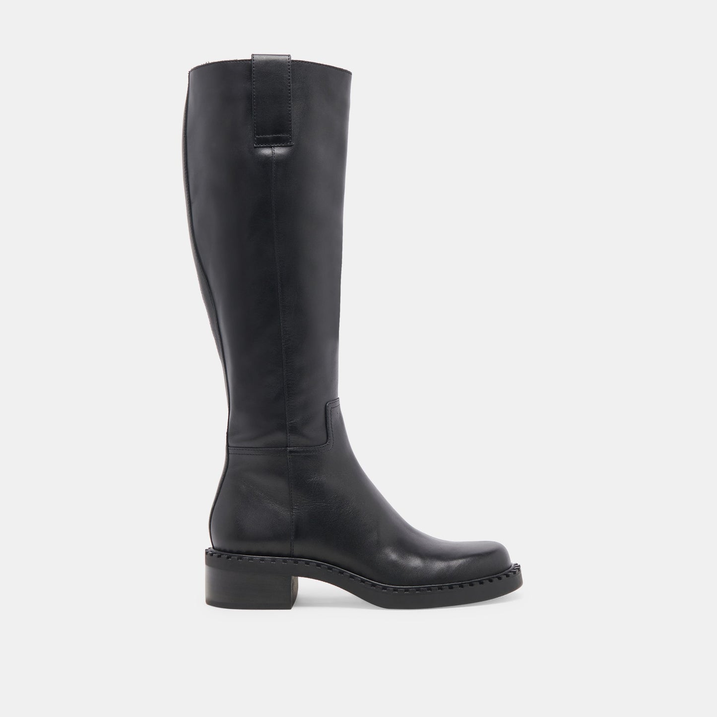 Glory H2O Waterproof Black Leather Extra Wide Calf Boots