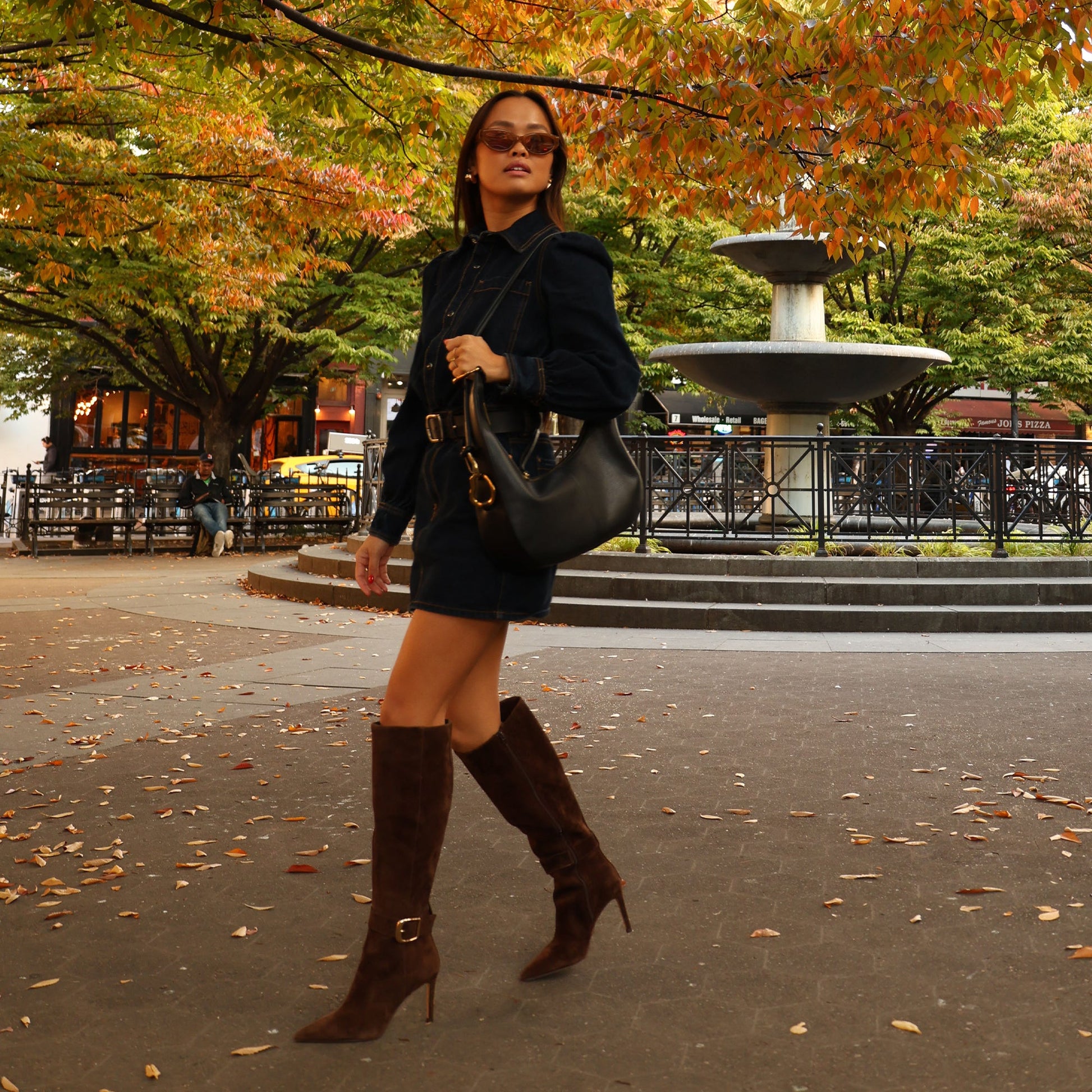KINZY BOOTS DK BROWN SUEDE
 – Dolce Vita
