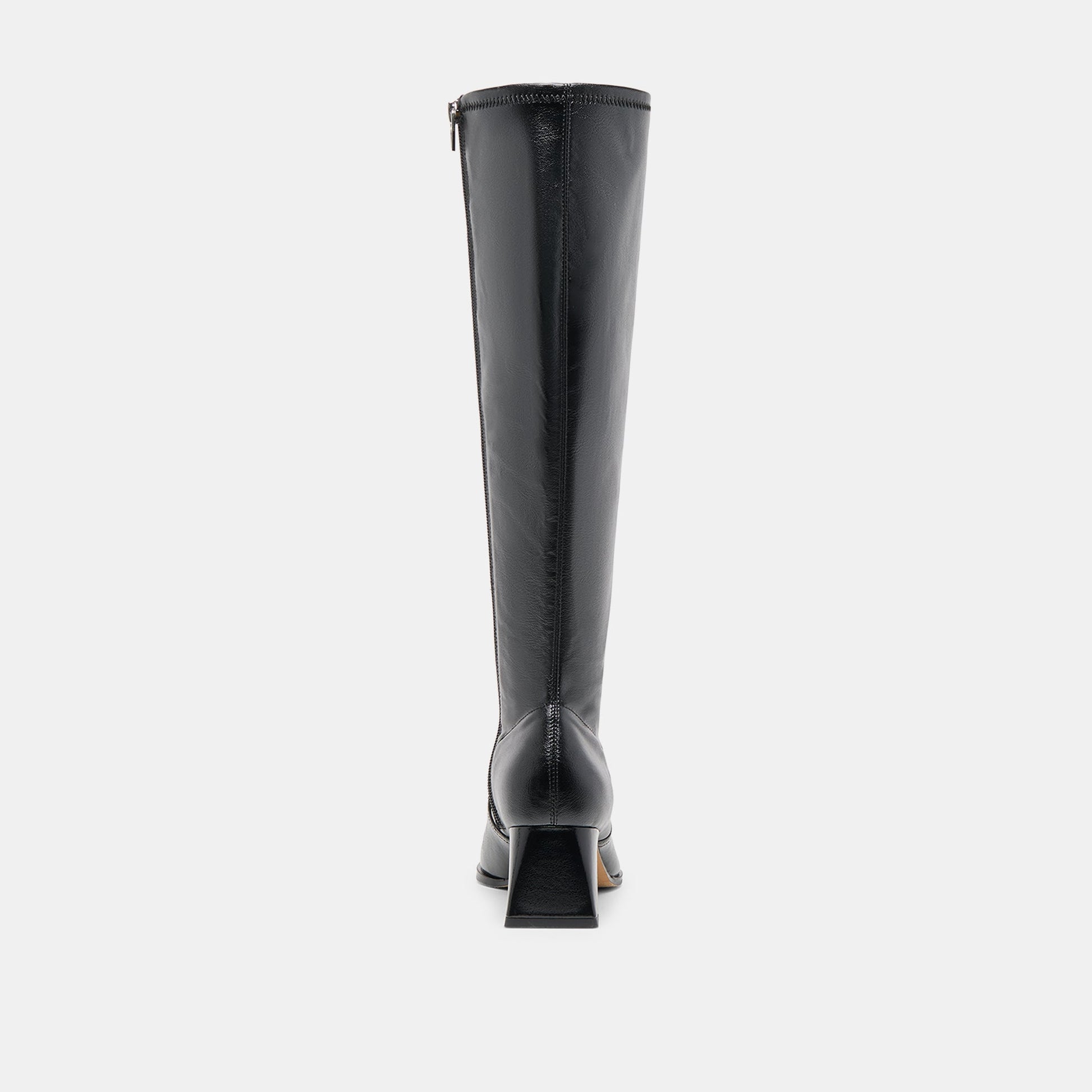 Alivia Black Leather Boots
