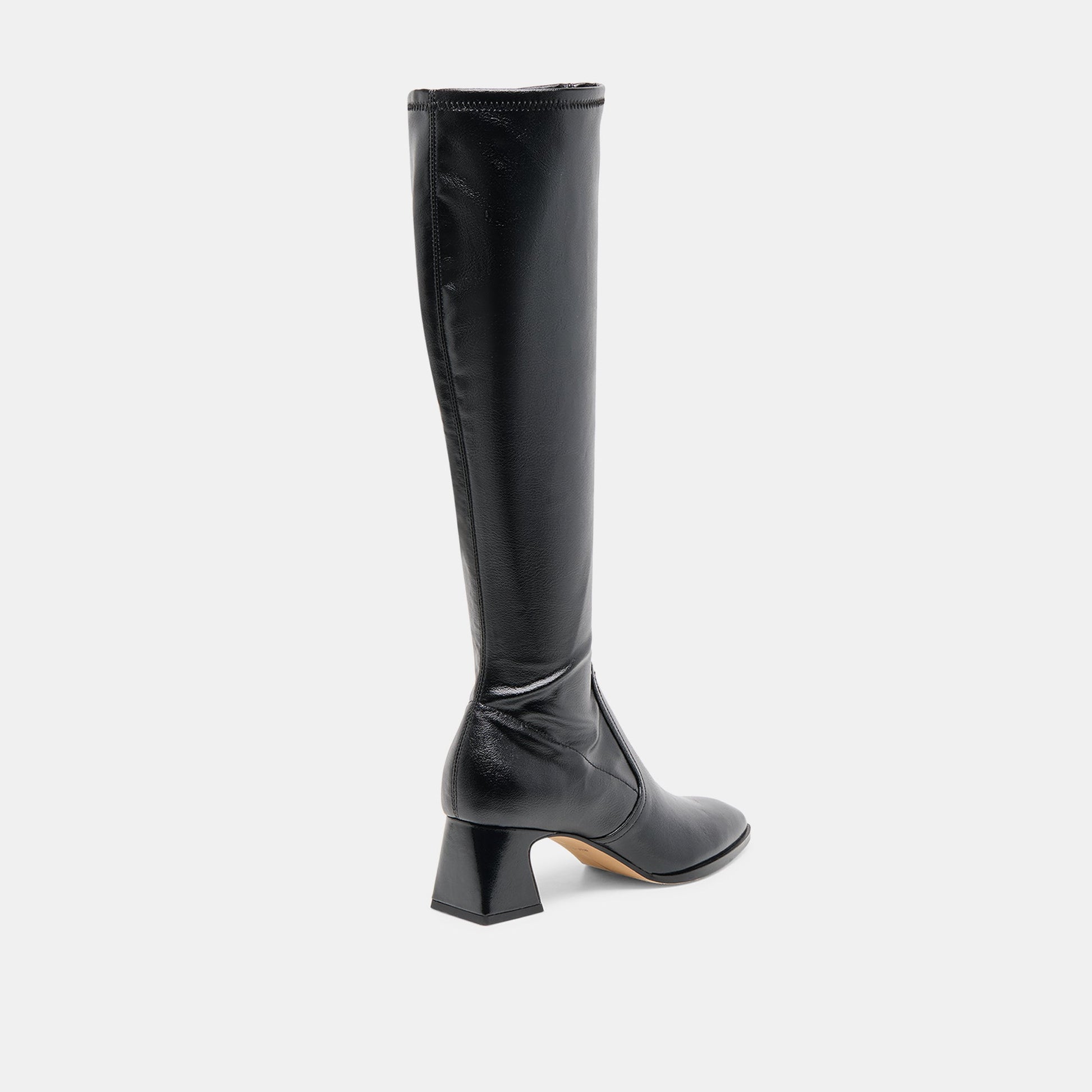 Alivia Black Leather Boots