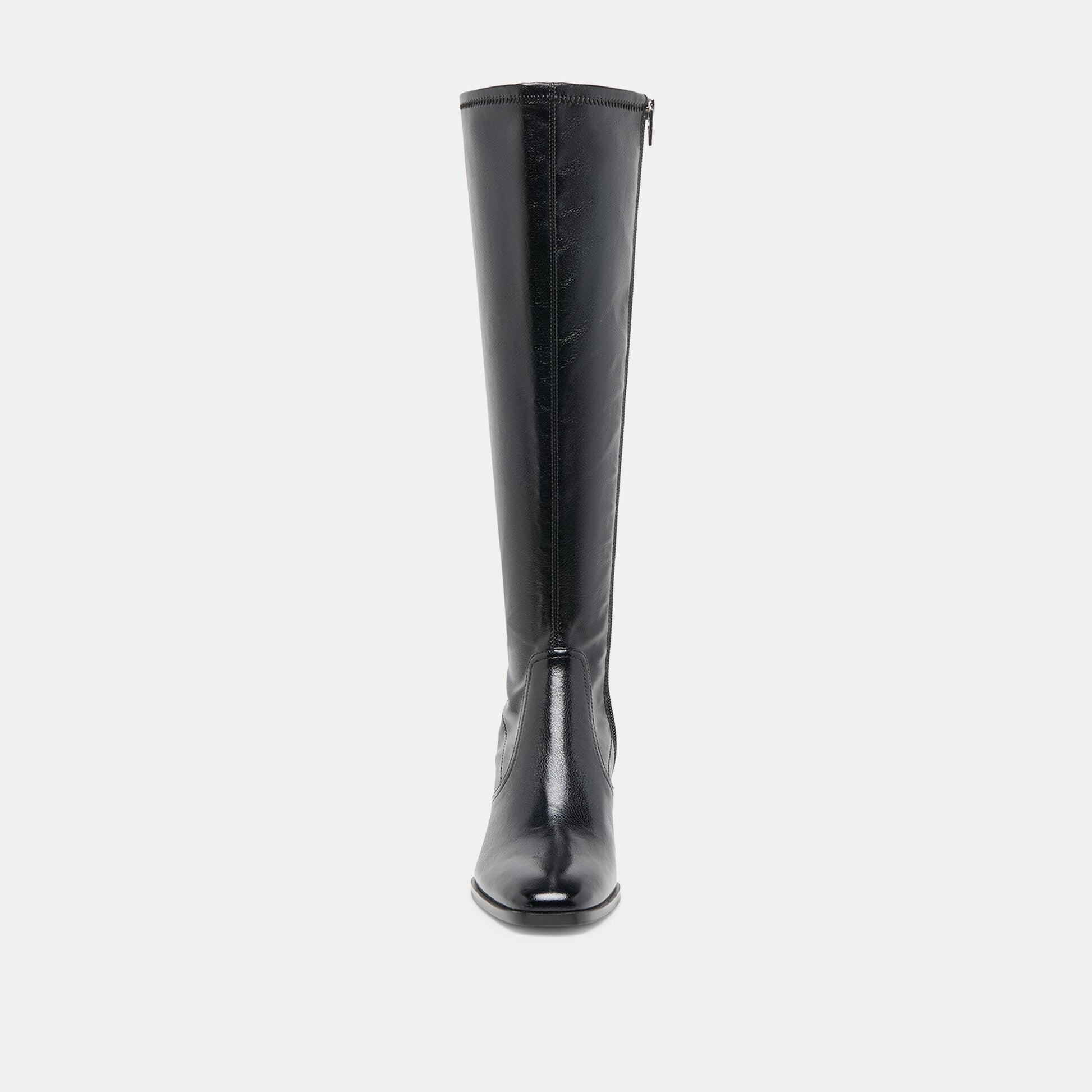 Alivia Black Leather Boots