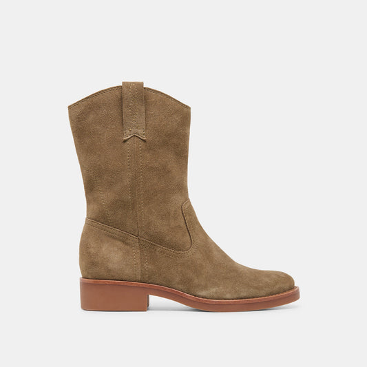 Haline H2O Olive Suede Waterproof Boots