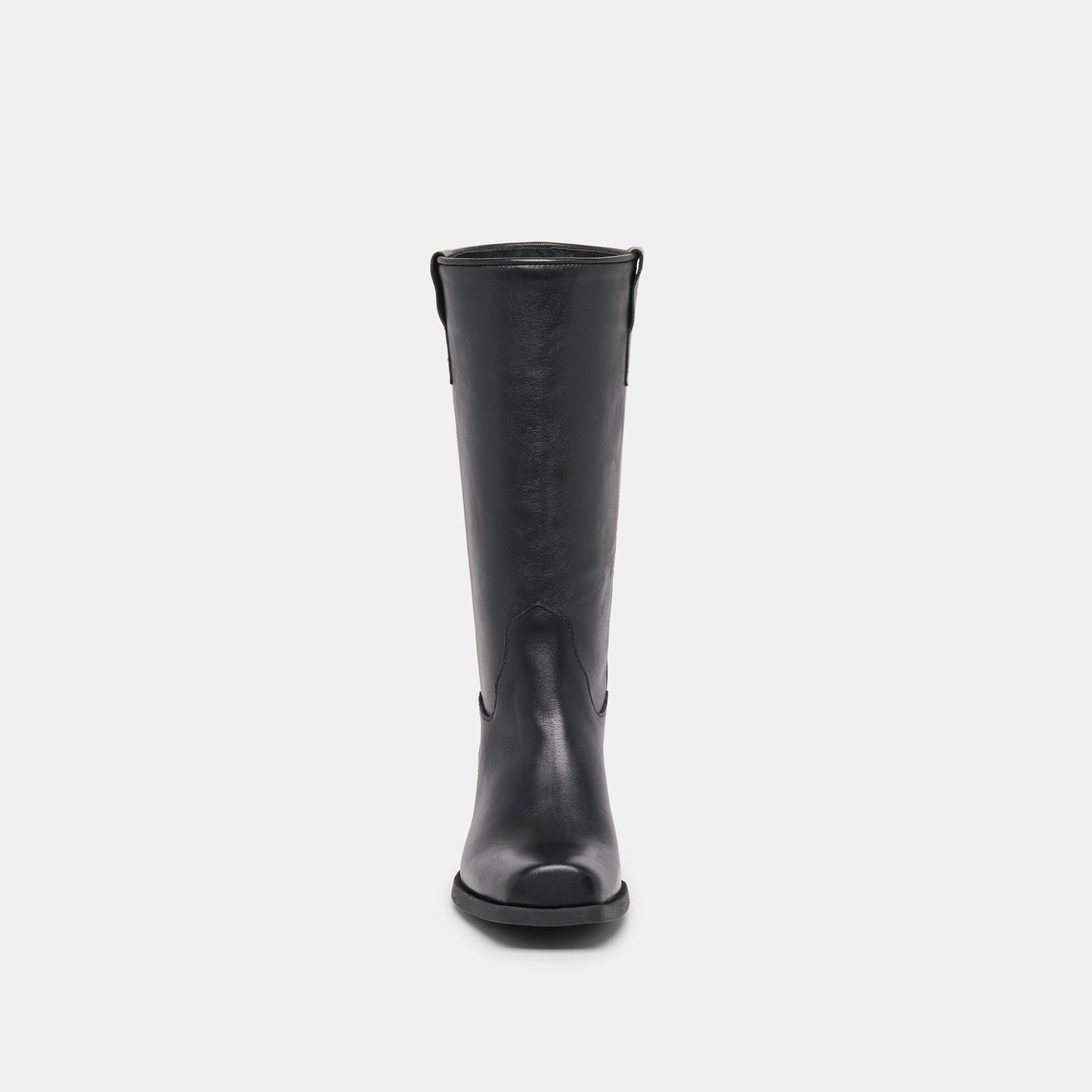 Romie Black Leather Boots