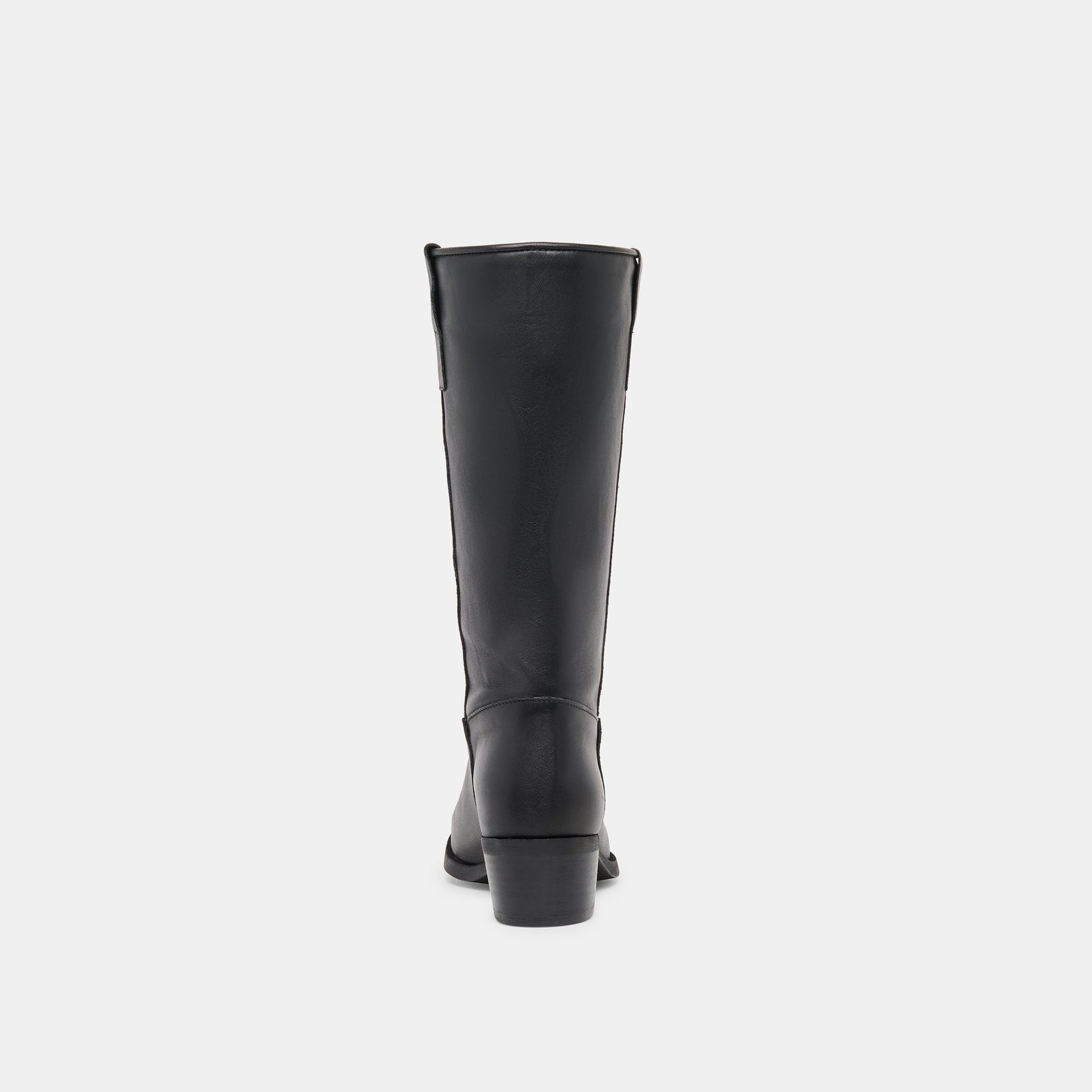 Romie Black Leather Boots