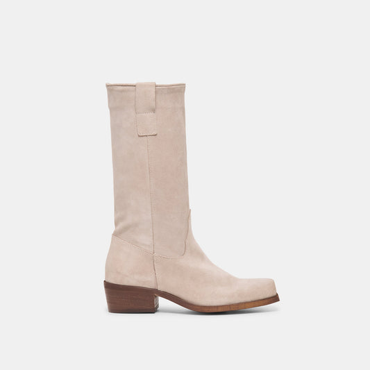 Romie Lt Taupe Suede Boots
