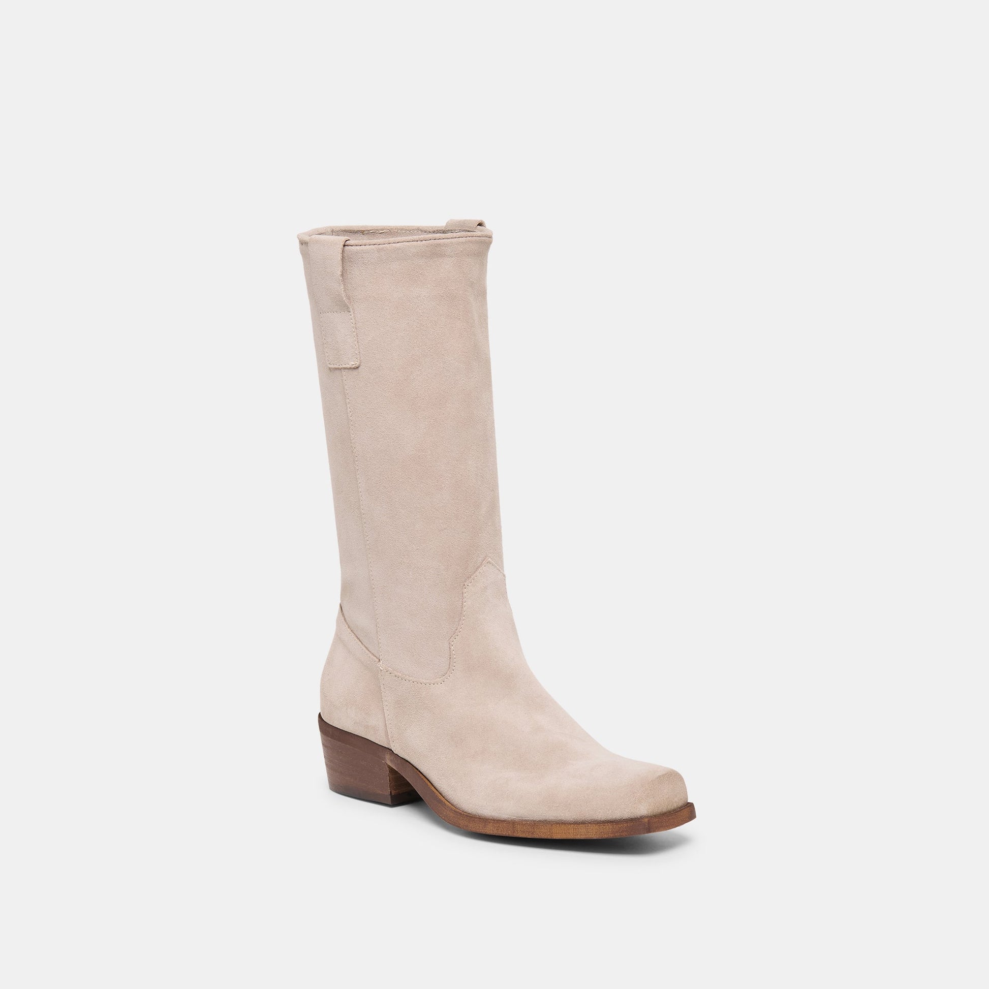 Romie Lt Taupe Suede Boots