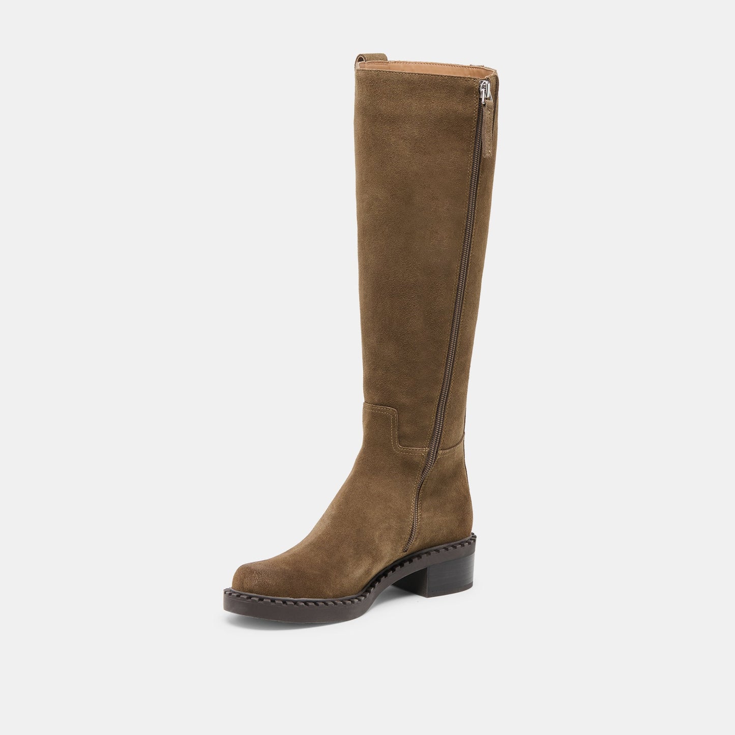 Glory H2O Waterproof Olive Suede Wide Calf Boots