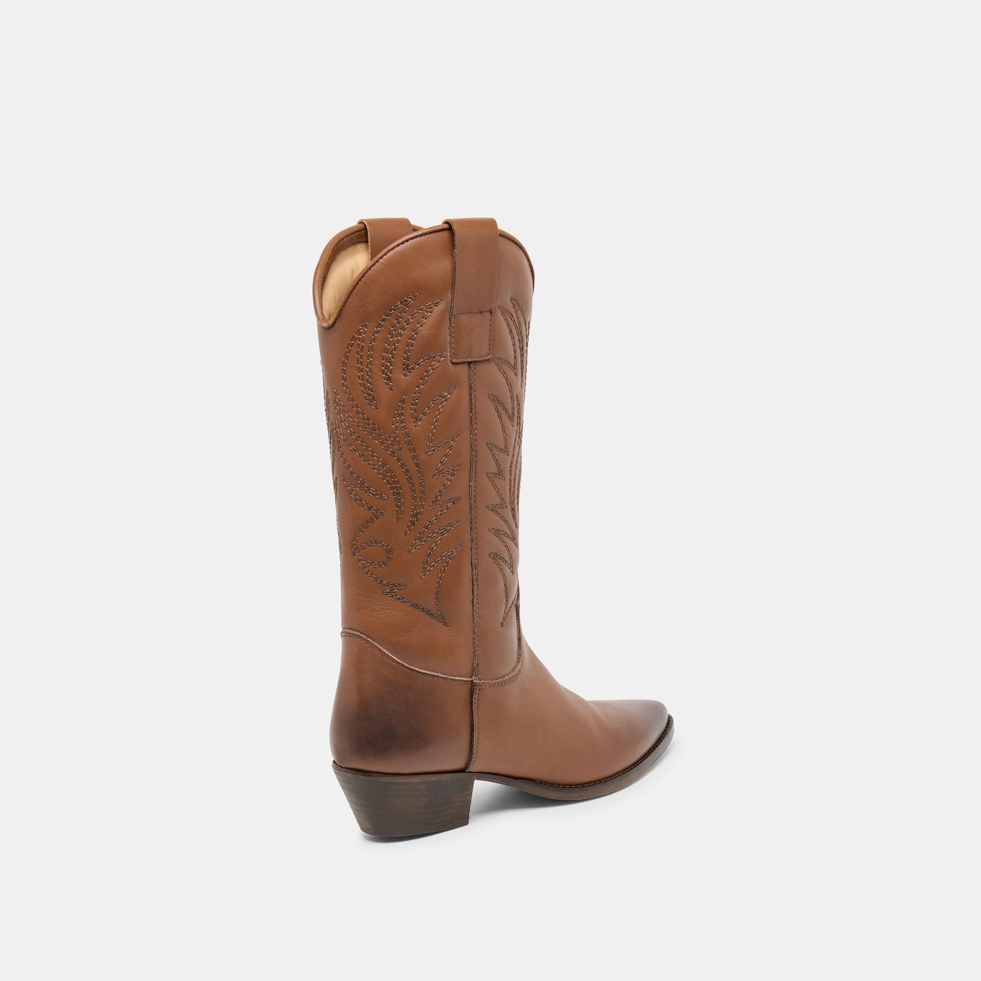 Tanner Chestnut Leather Boots