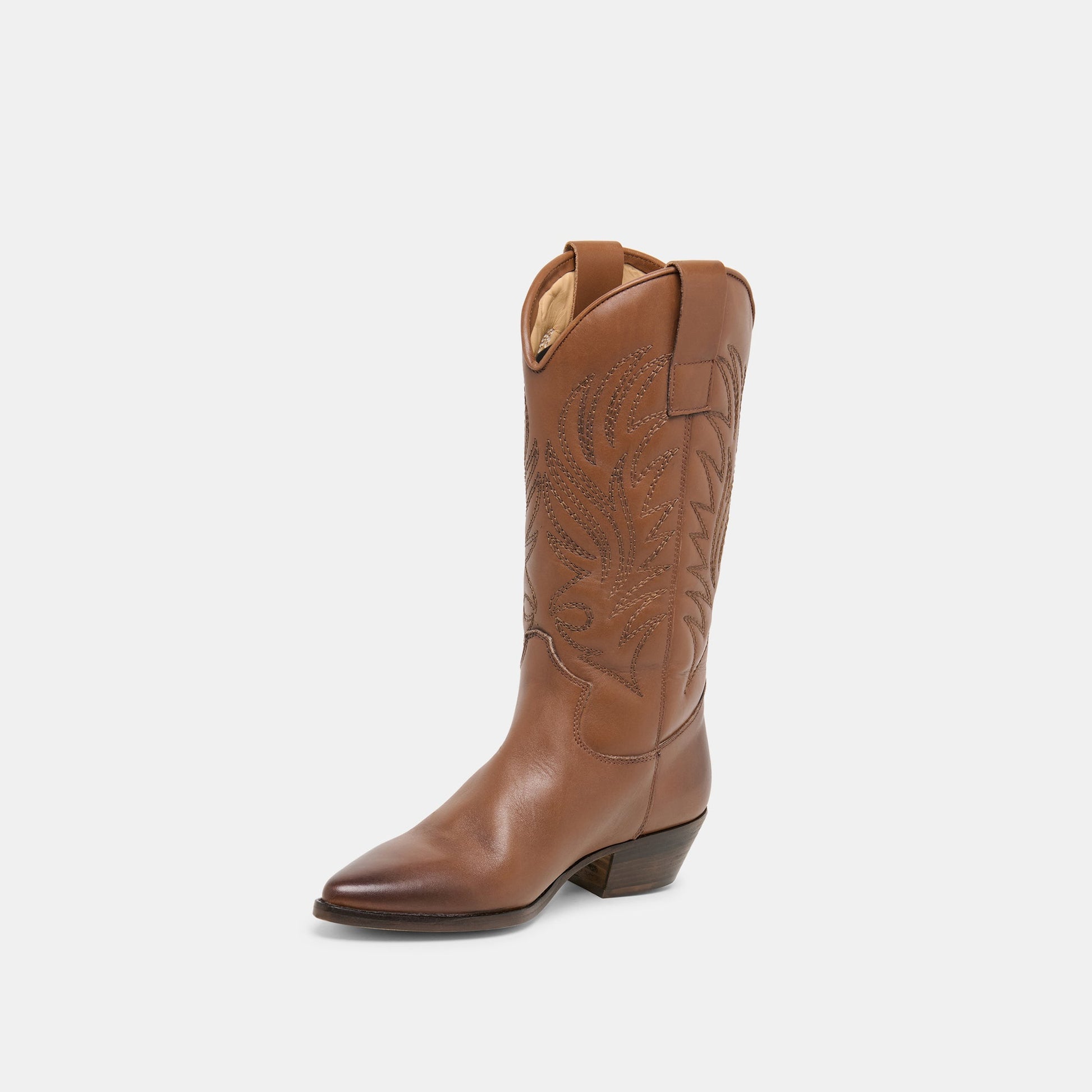 Tanner Chestnut Leather Boots