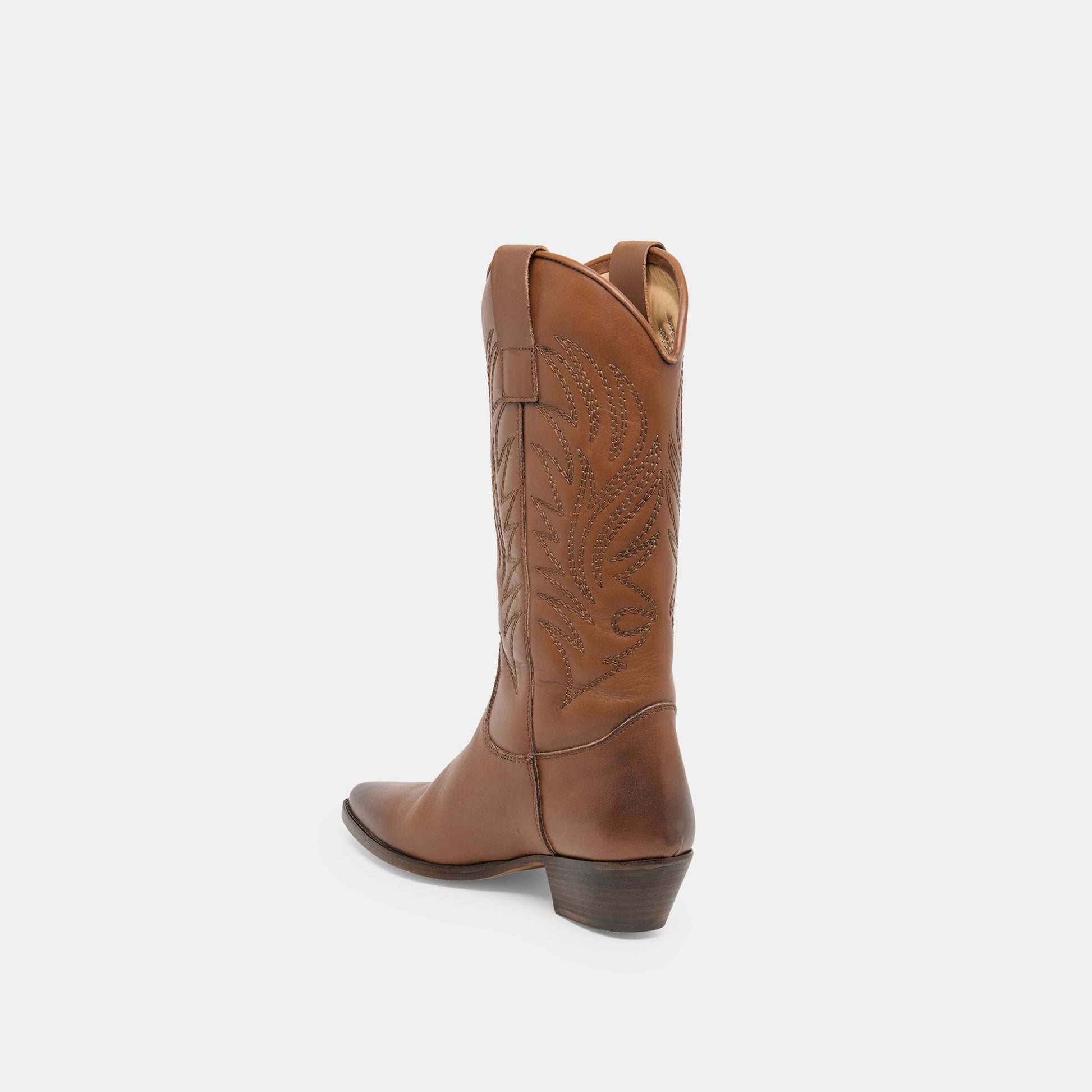Tanner Chestnut Leather Boots