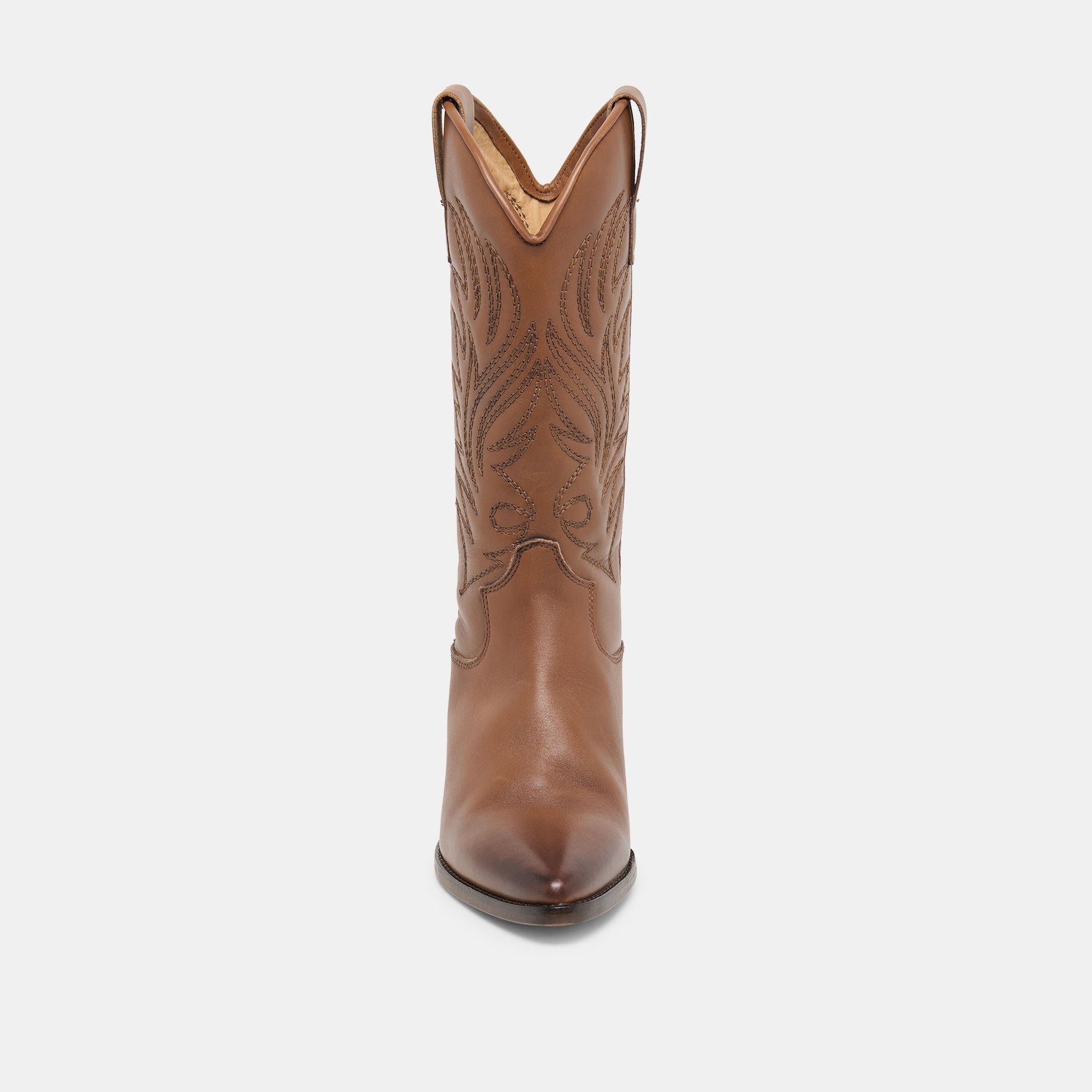 Tanner Chestnut Leather Boots
