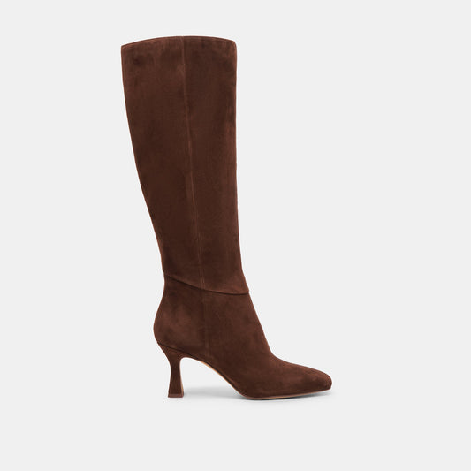 GYRA BOOTS DK BROWN SUEDE
 – Dolce Vita