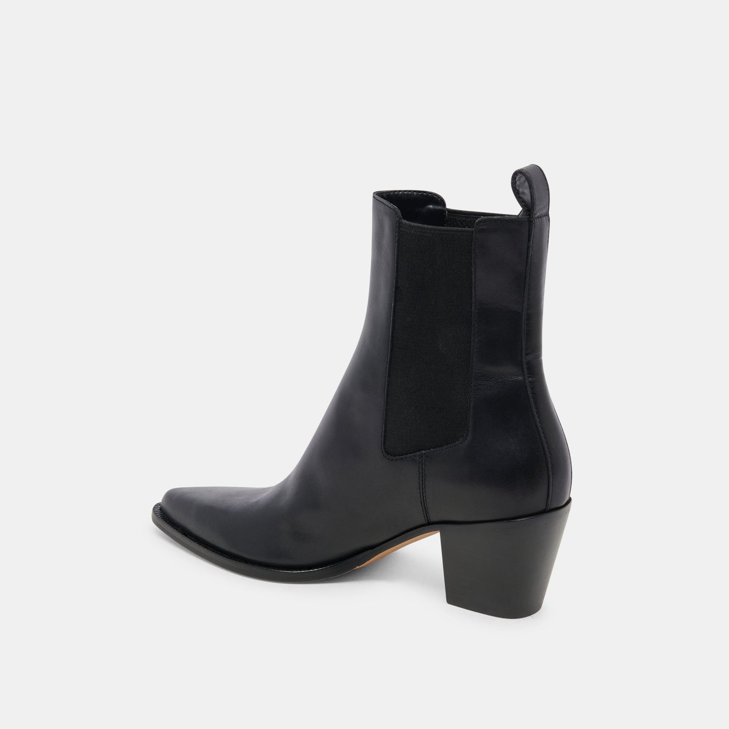 SHADIE H2O WIDE BOOTIES BLACK LEATHER
 – Dolce Vita