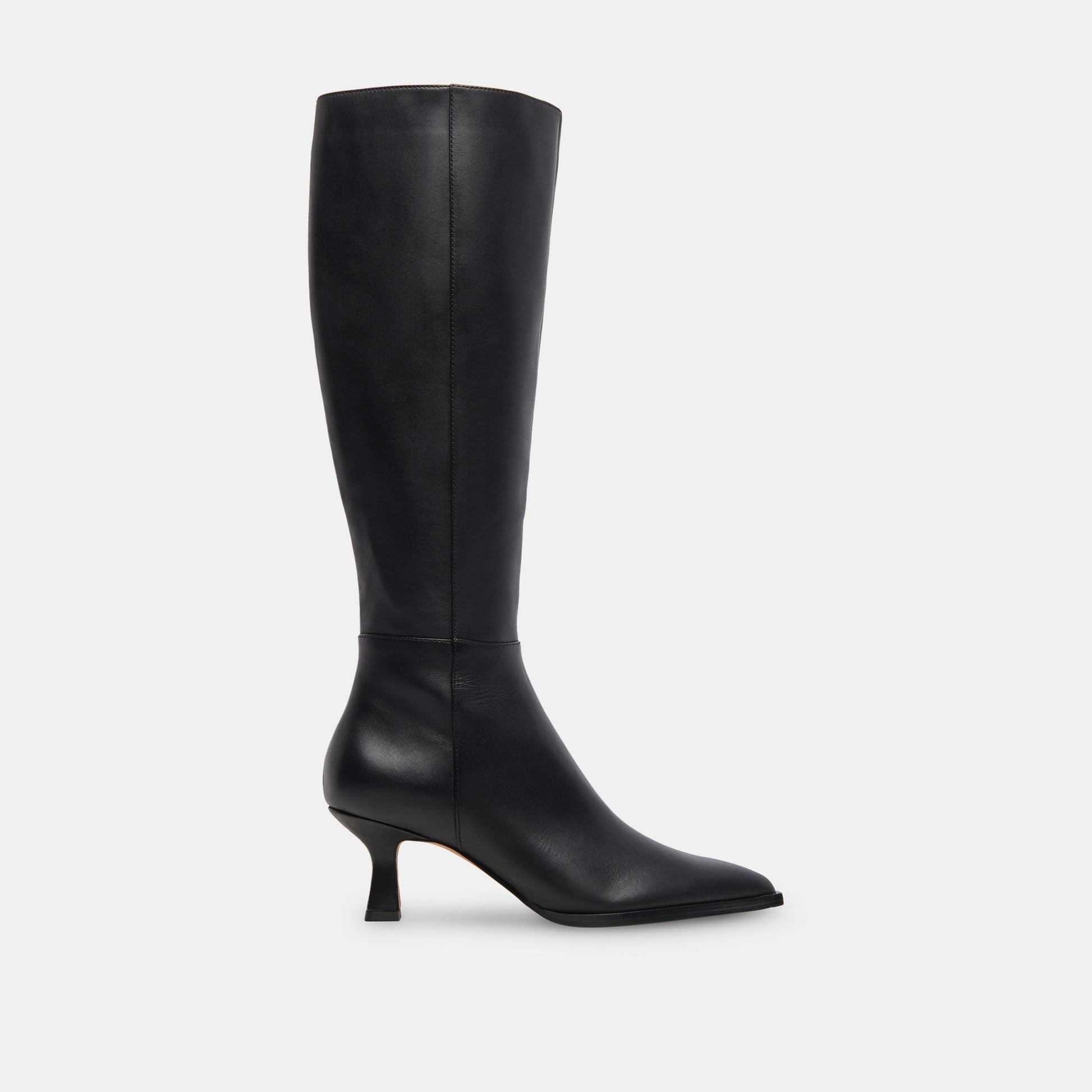 Auggie Black Leather Boots