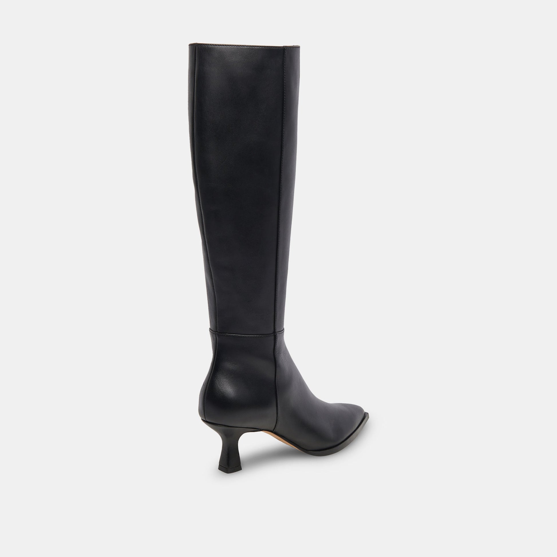 Auggie Black Leather Boots