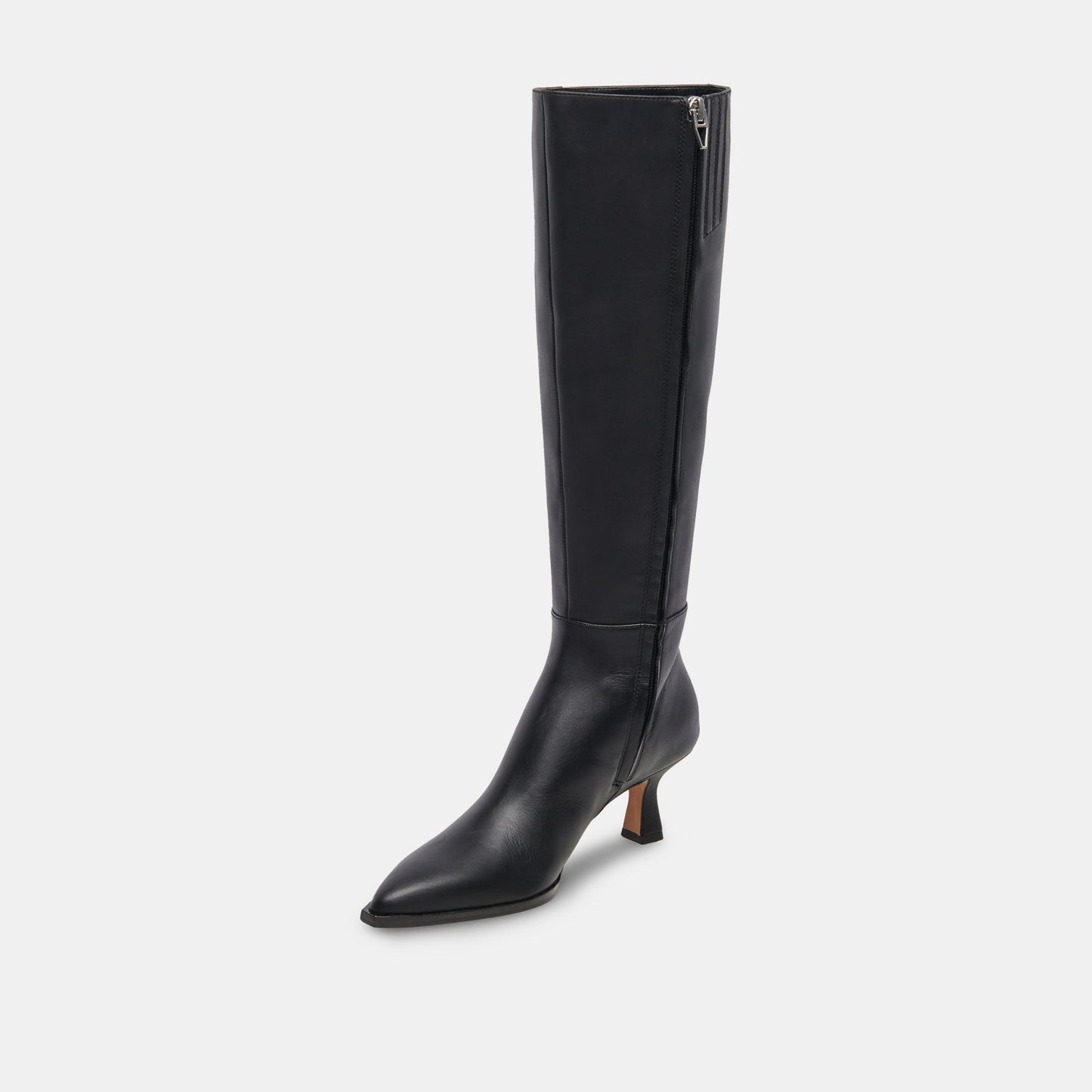 Auggie Black Leather Boots