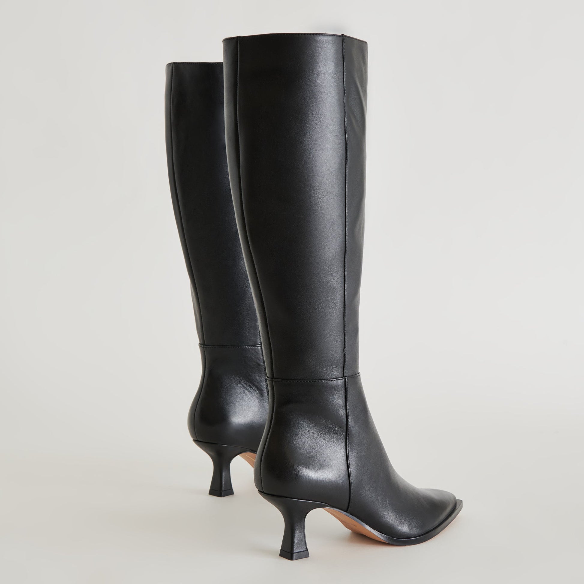 Auggie Black Leather Boots