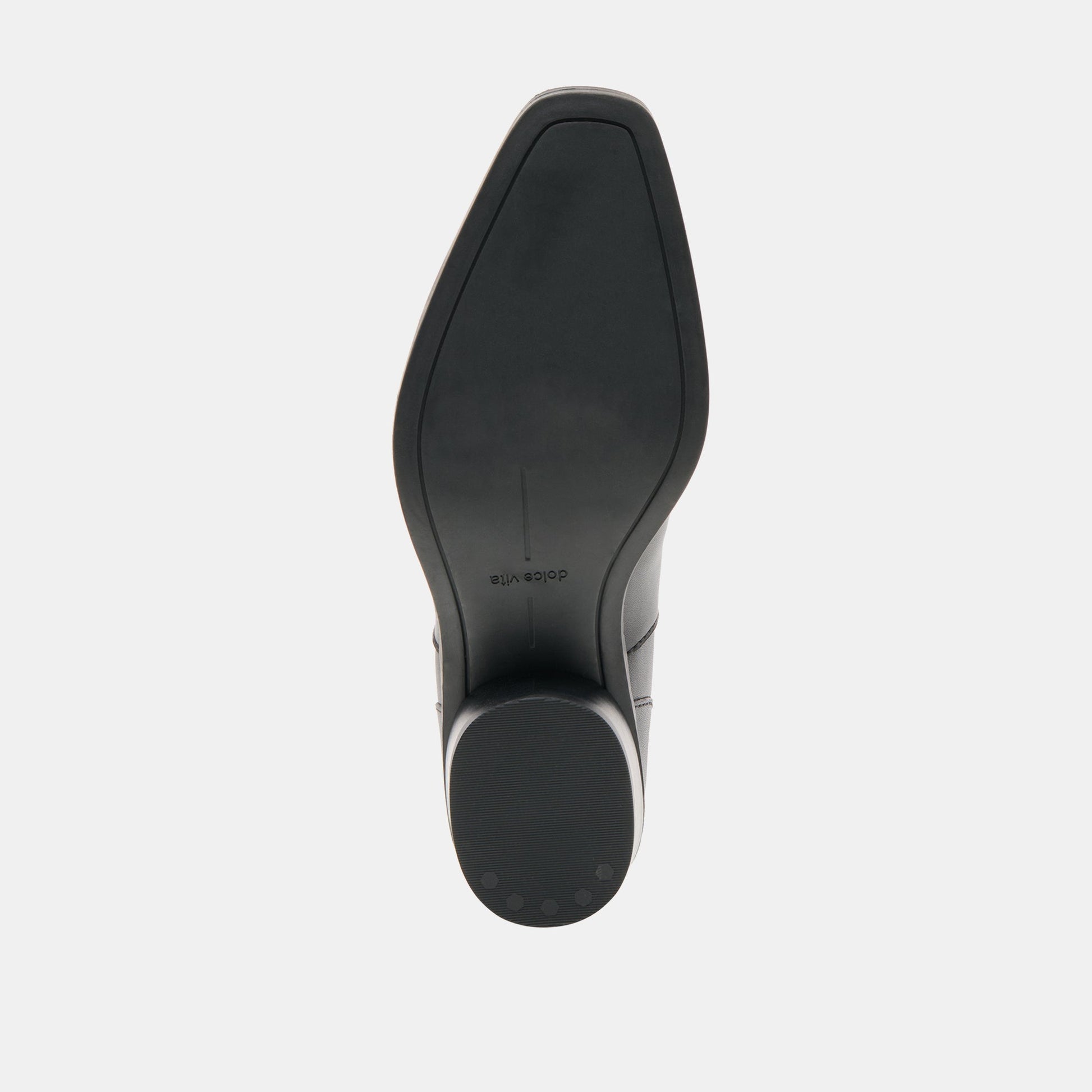 Faint H2O Waterproof Black Leather Booties