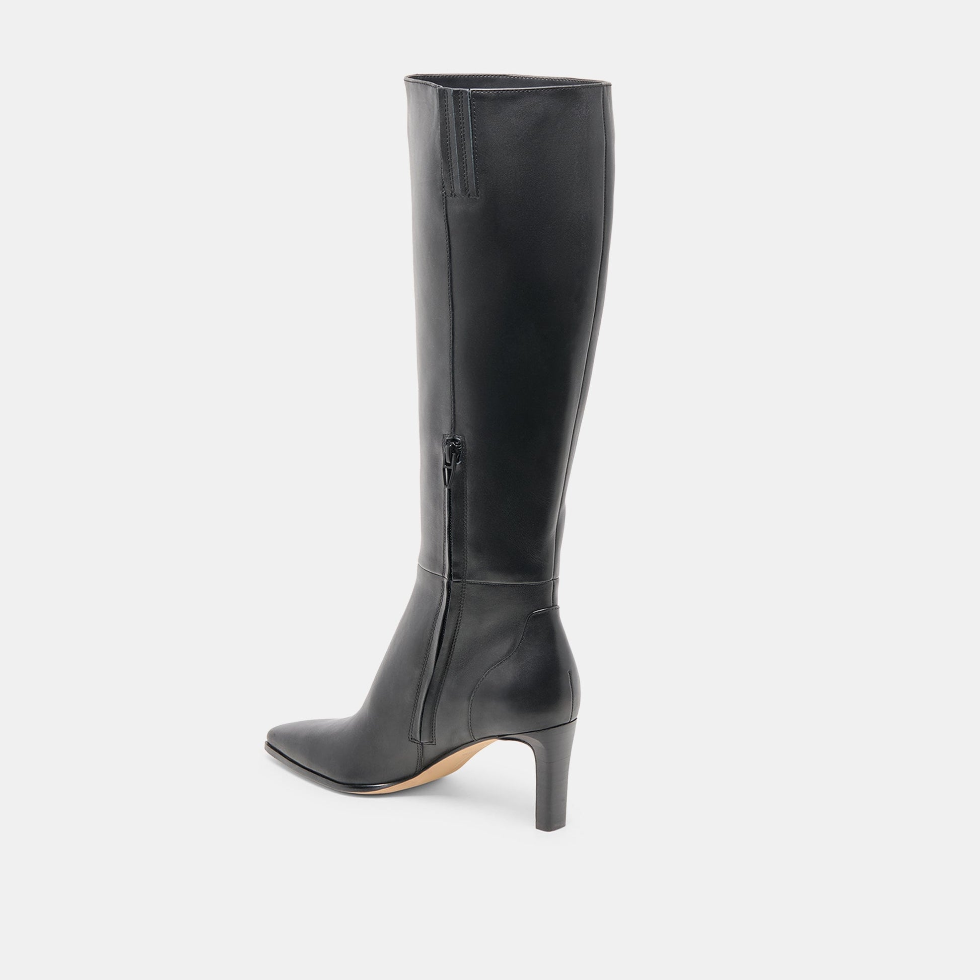 Emmi Black Leather Boots