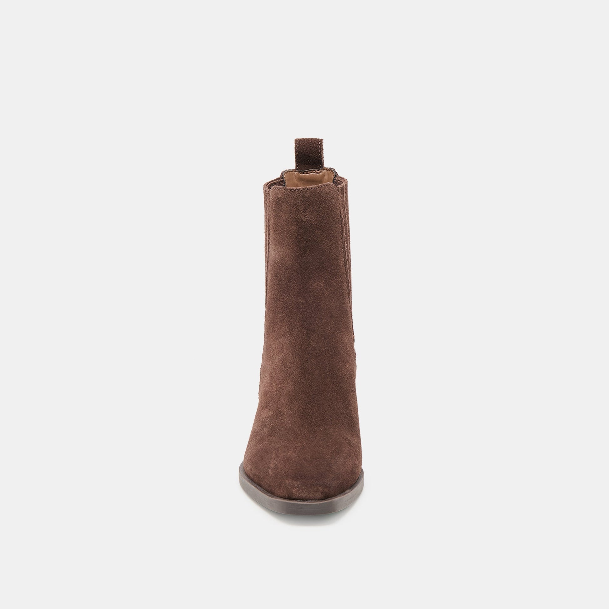 Faint H2O Waterproof Dk Brown Suede Booties