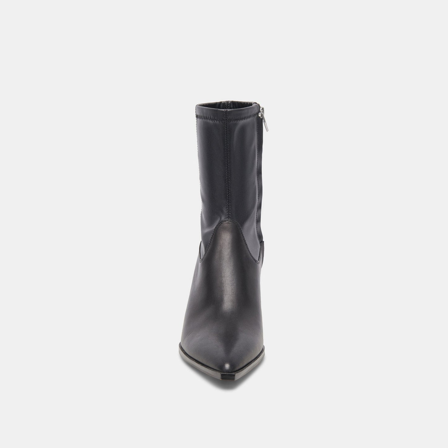 Arya Black Leather Boots
